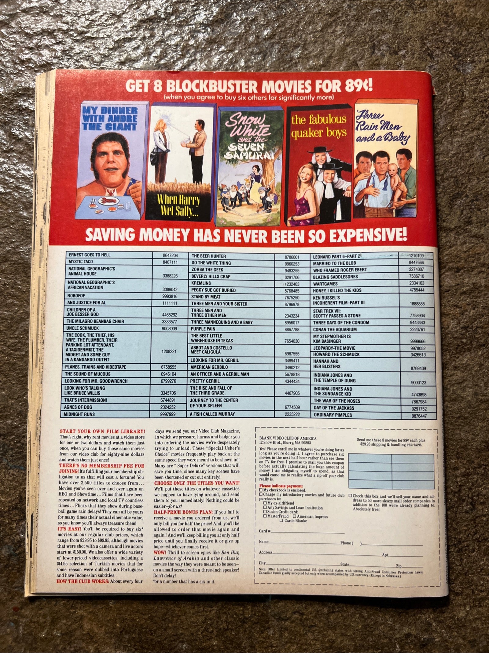 MAD Magazine - January 1991 The 300th Issue - The Sexiest Schmuck Alive