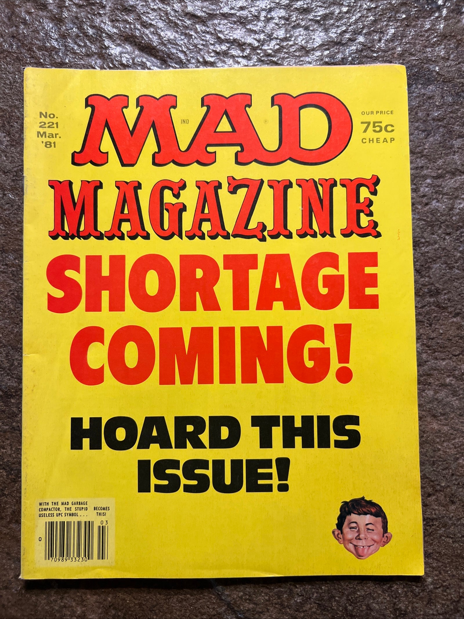 MAD Magazine - March 1981 - Mad Magazine Shortage Coming, Hoard This Issue