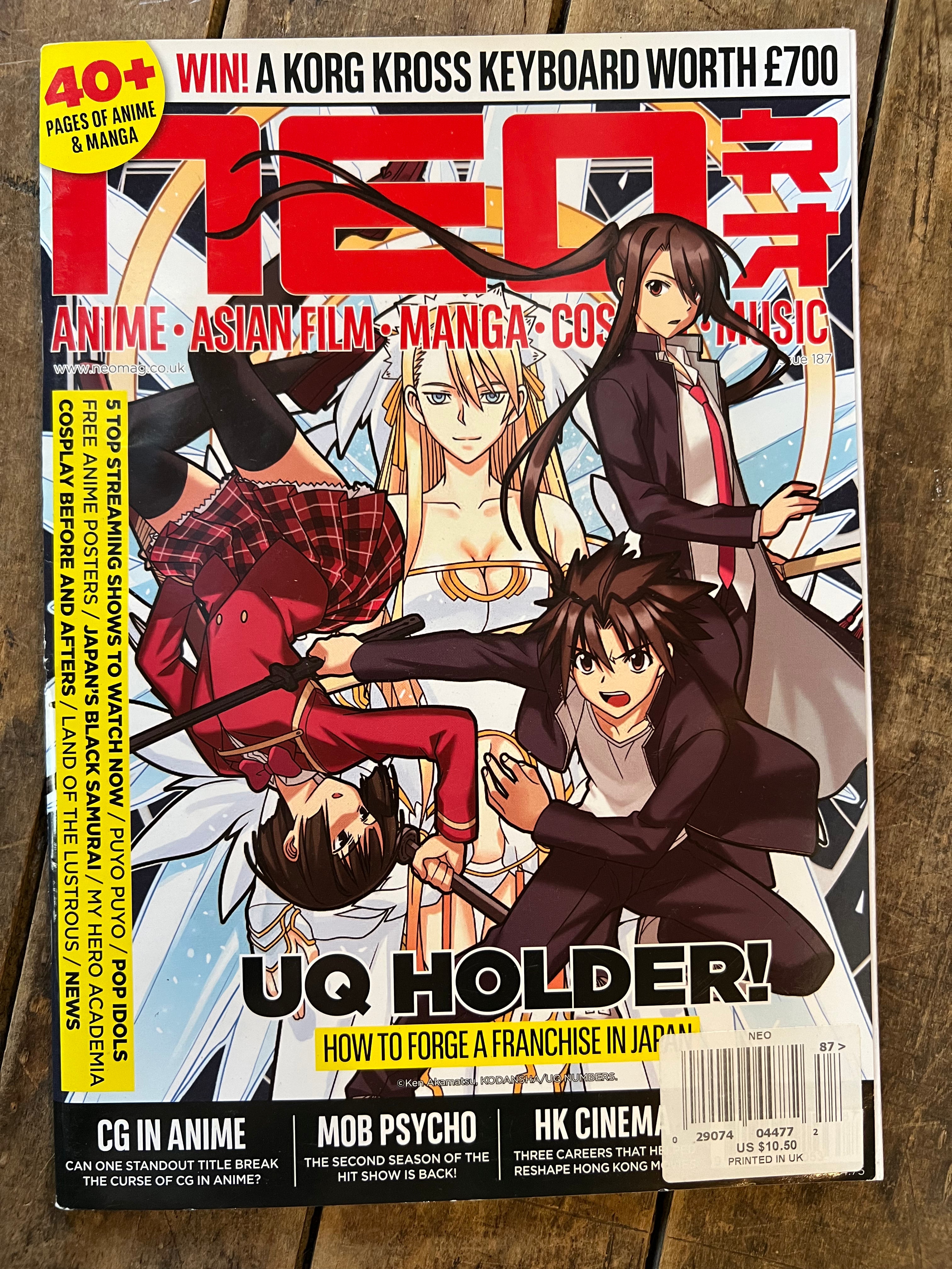 NEO Magazine - Anime - Asian Film - Cosplay- Music & Manga - April 2019 - UQ Holder!