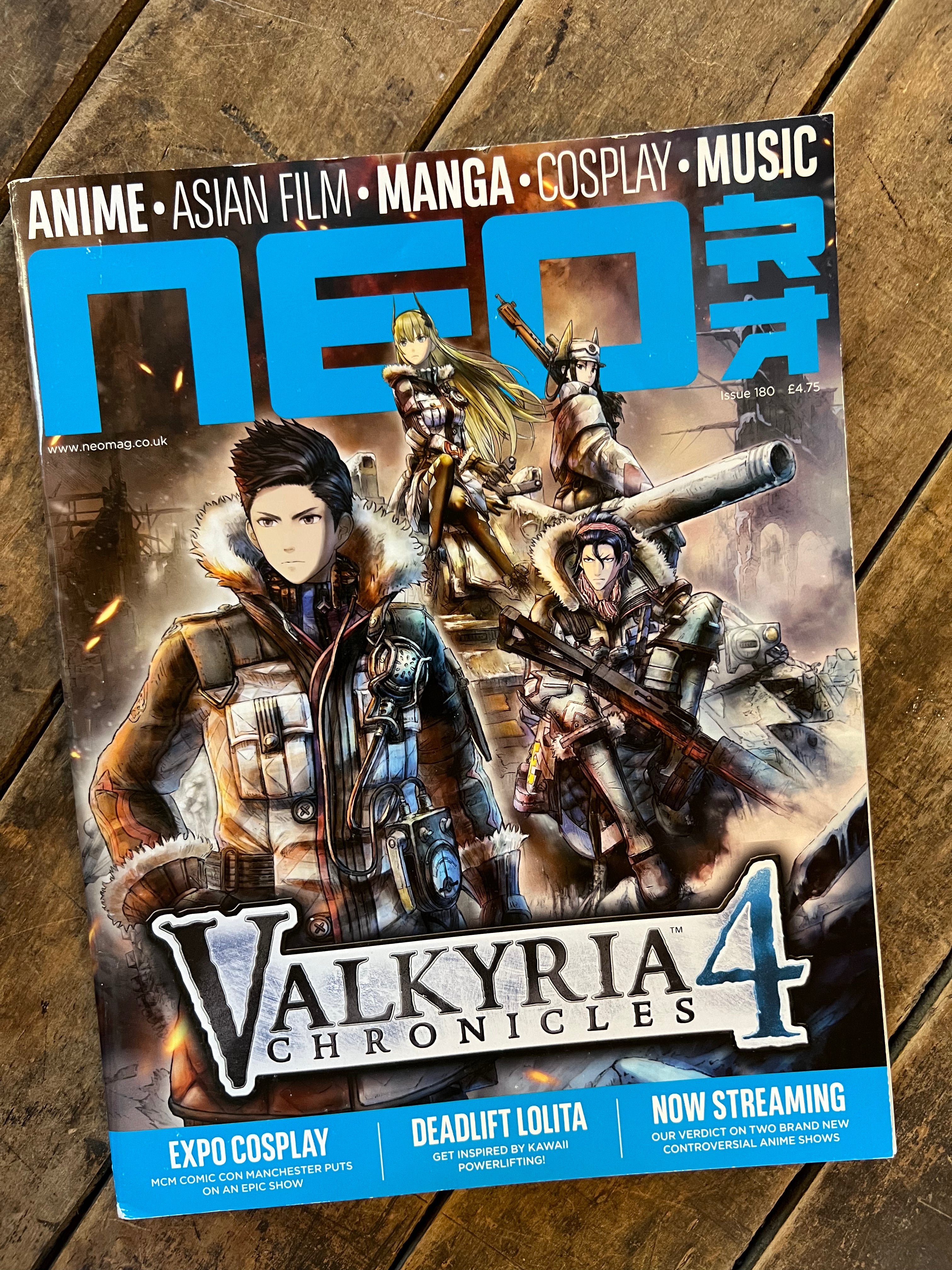 NEO Magazine - Anime - September 2018 - Magical Girls - Valkyria Chronicles 4