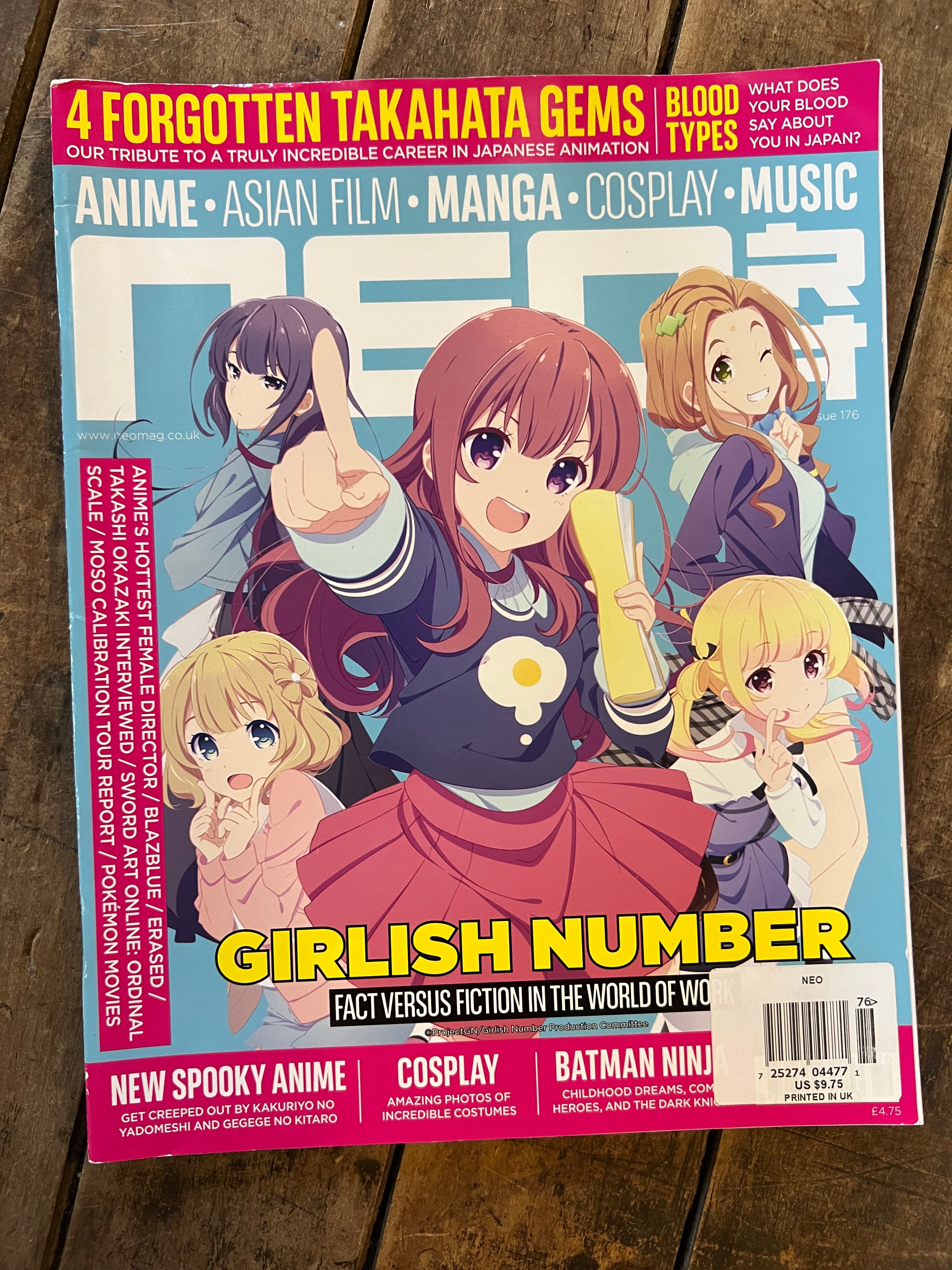 NEO Magazine - Anime & Manga - May 2018 - Girlish Number & Blazblue Cross Tag Battle