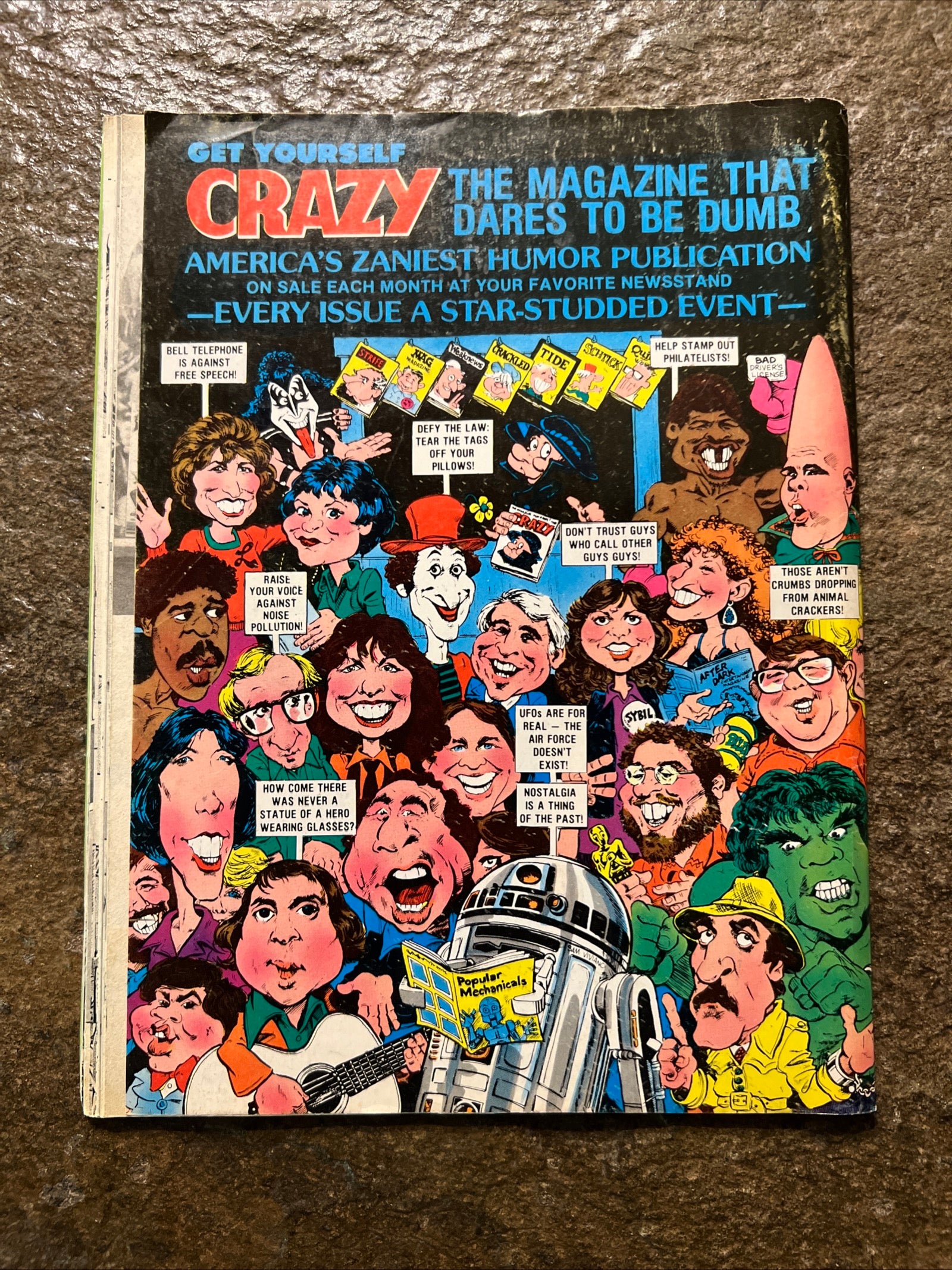 Crazy - Vol. No. 51 ( June 1979) Marvel Comics Group - Mork & Mindy Cover