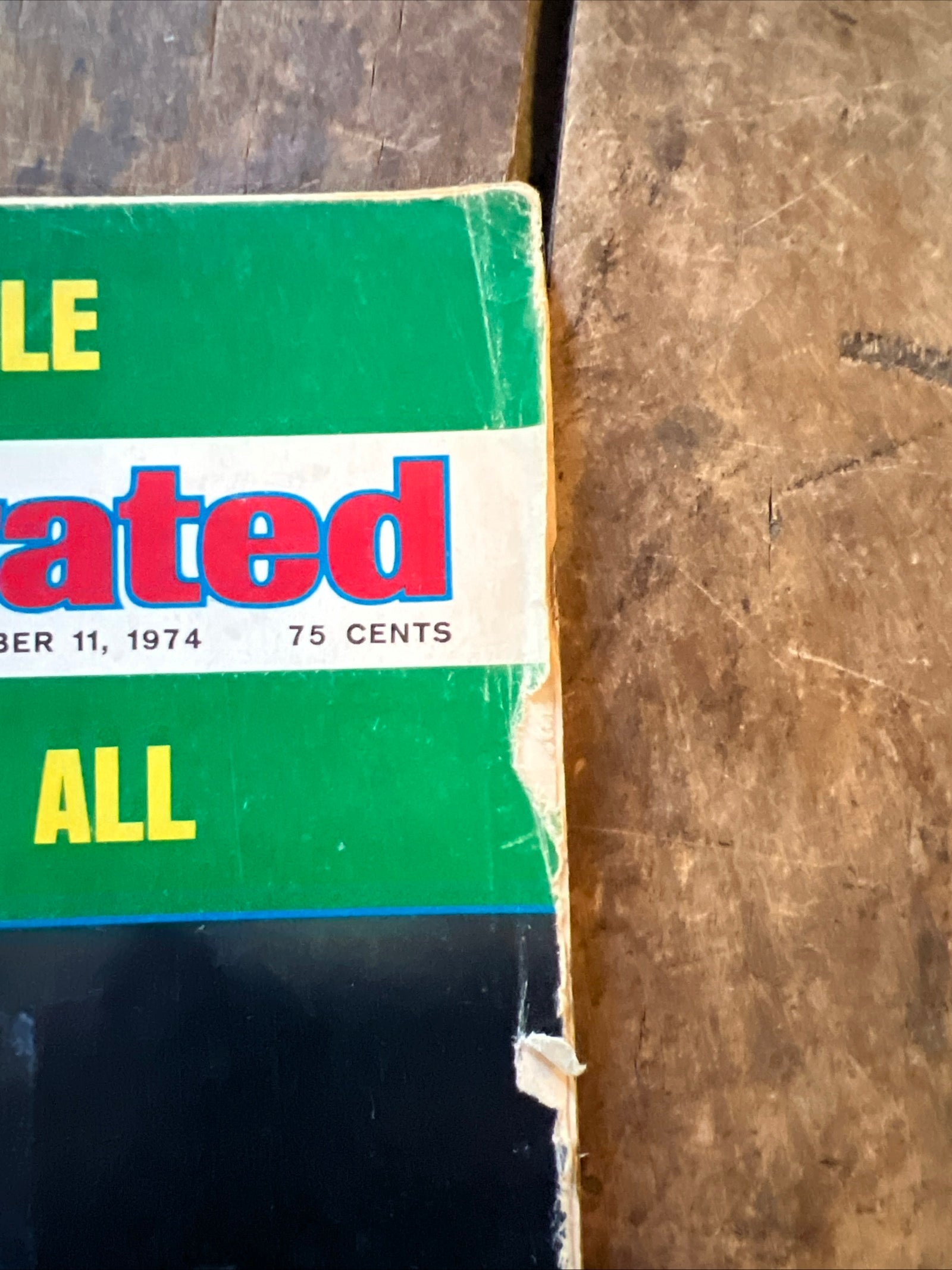 Sports Illustrated Magazine - November 1974 - Muhammad Ali & George Foreman Cover