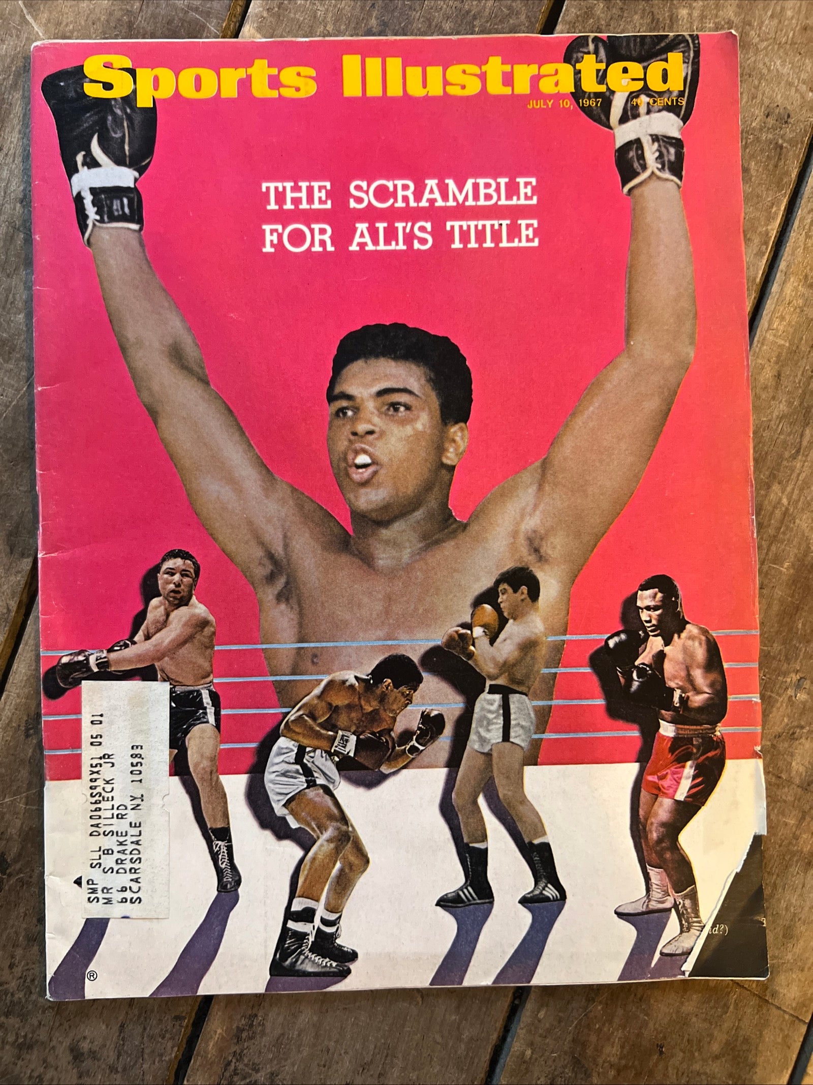 Sports Illustrated Magazine - July 1967 - Muhammad Ali Cover