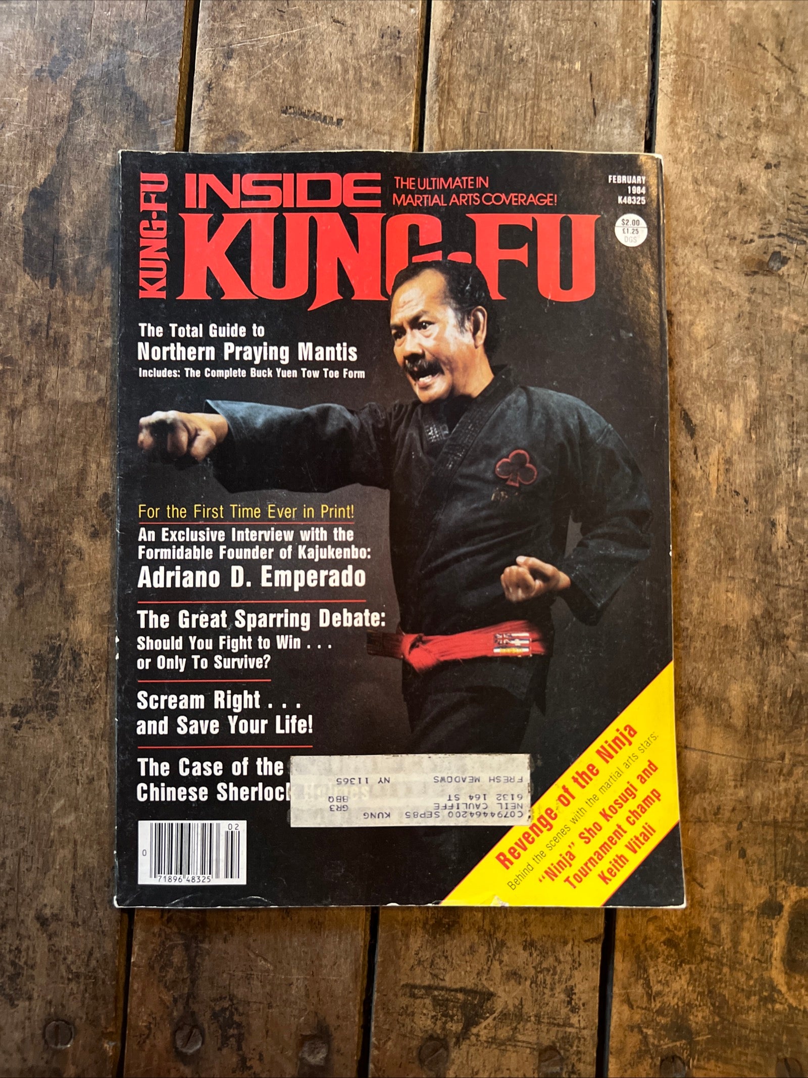 Inside Kung-Fu Magazine - February 1984 - Revenge Of The Ninja Special Coverage