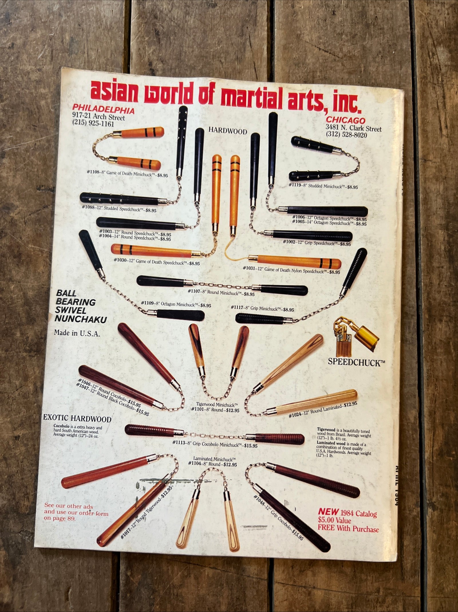 Inside Kung-Fu Magazine - April 1984 - BRUCE LEE Cover