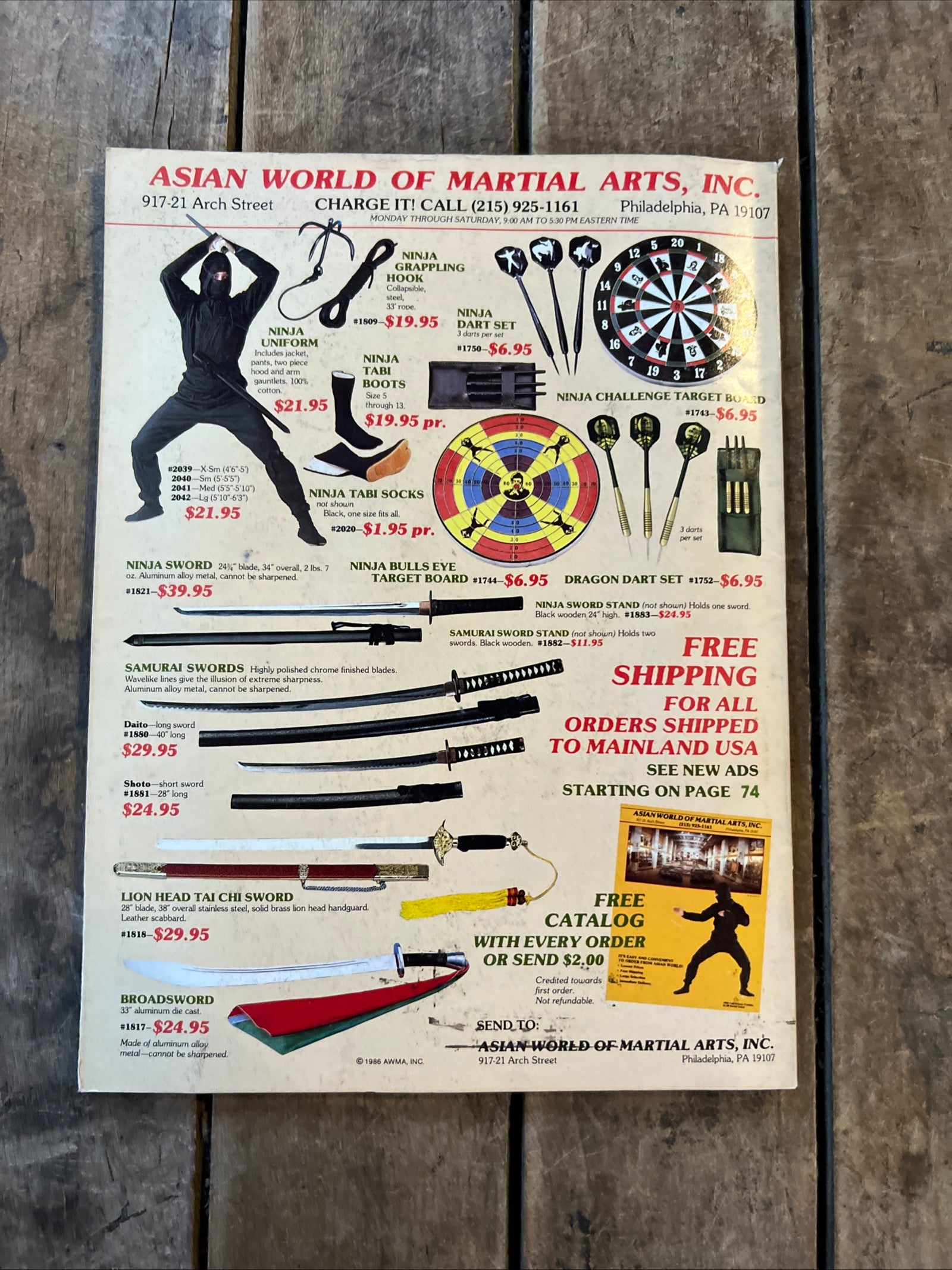 Inside Kung-Fu Magazine - February 1987 - JACKIE CHAN Cover