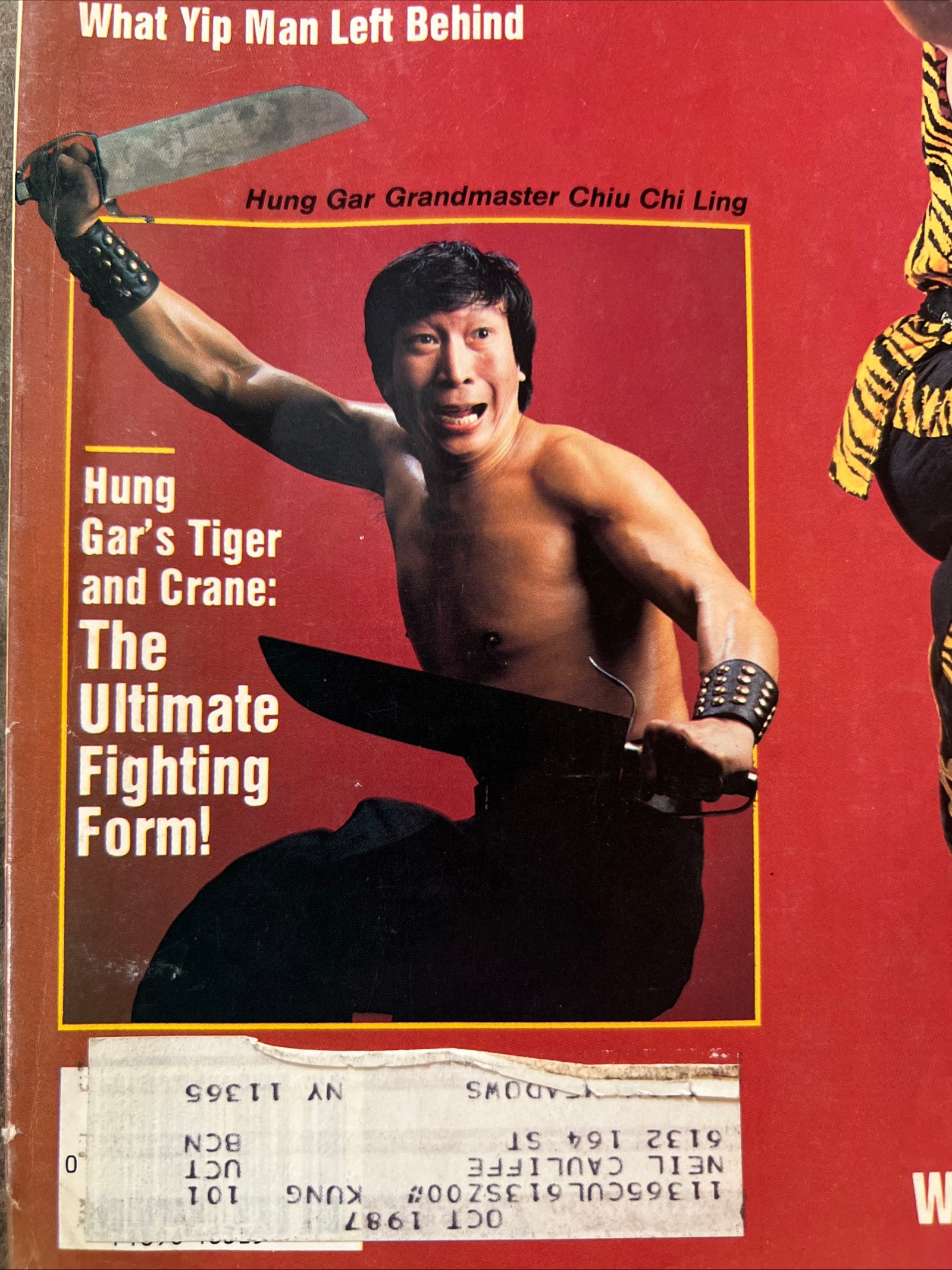Inside Kung-Fu Magazine - May 1987 - Hung Gar Grandmaster Chiu Chi Ling Cover