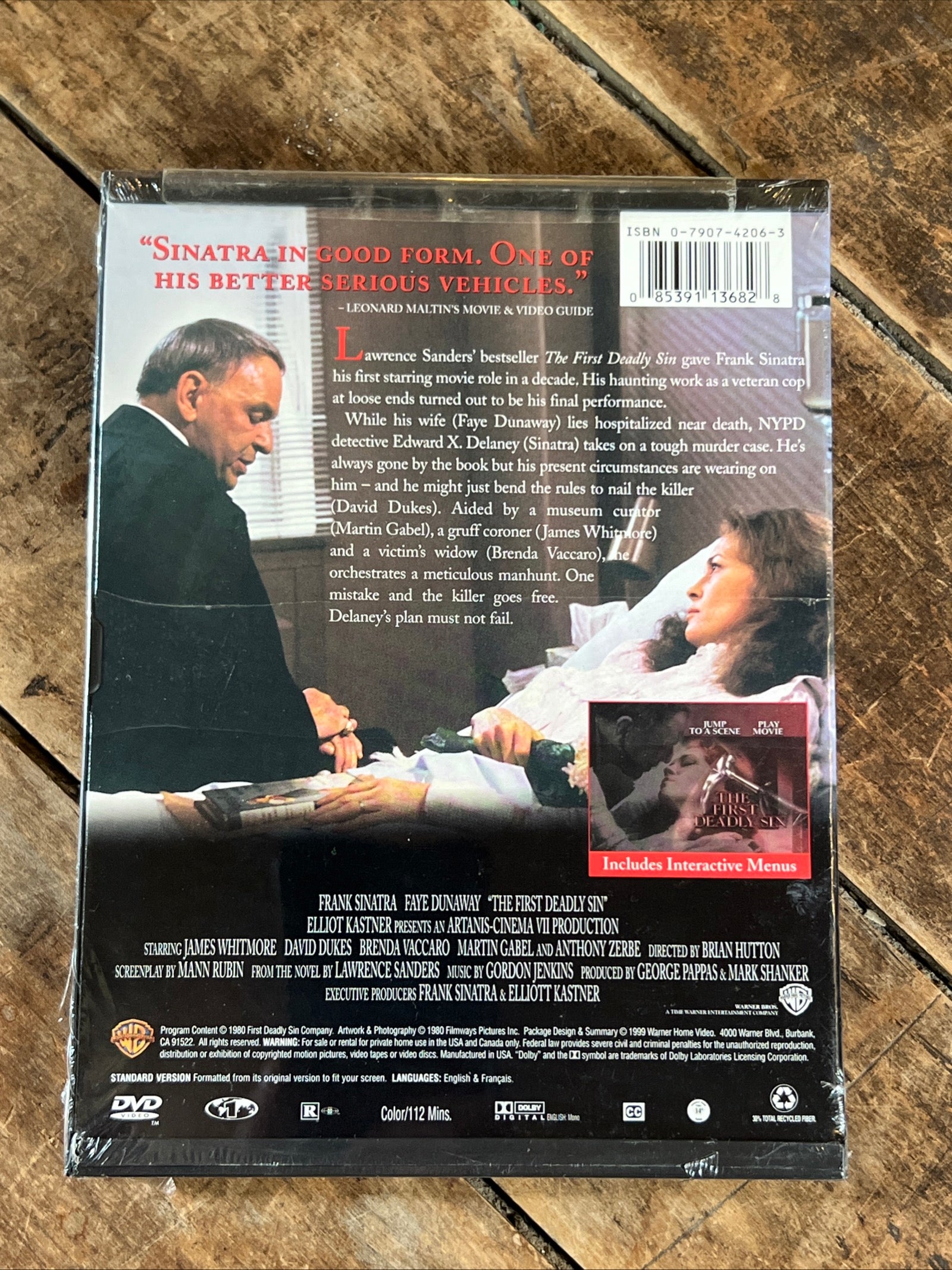 The First Deadly Sin ( DVD 1980) Thriller / Crime [R] NOS New Sealed - Snap Case