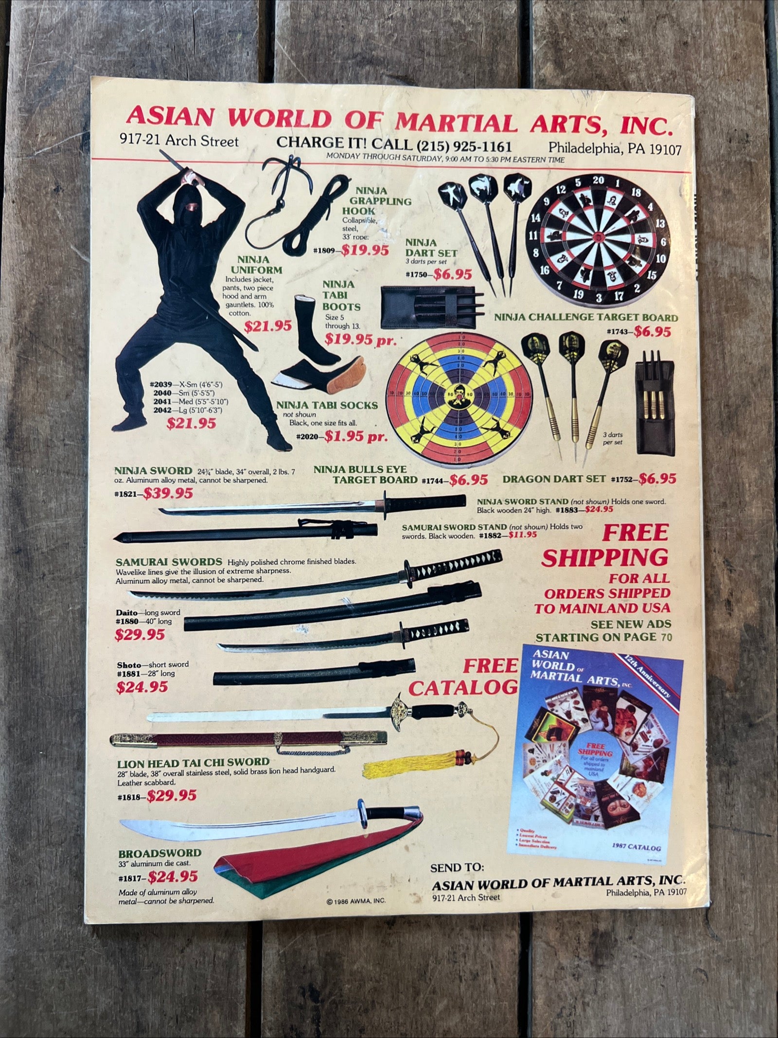 Inside Kung-Fu Magazine - August 1987 - Bruce Lee “Enter The Dragon “ Cover