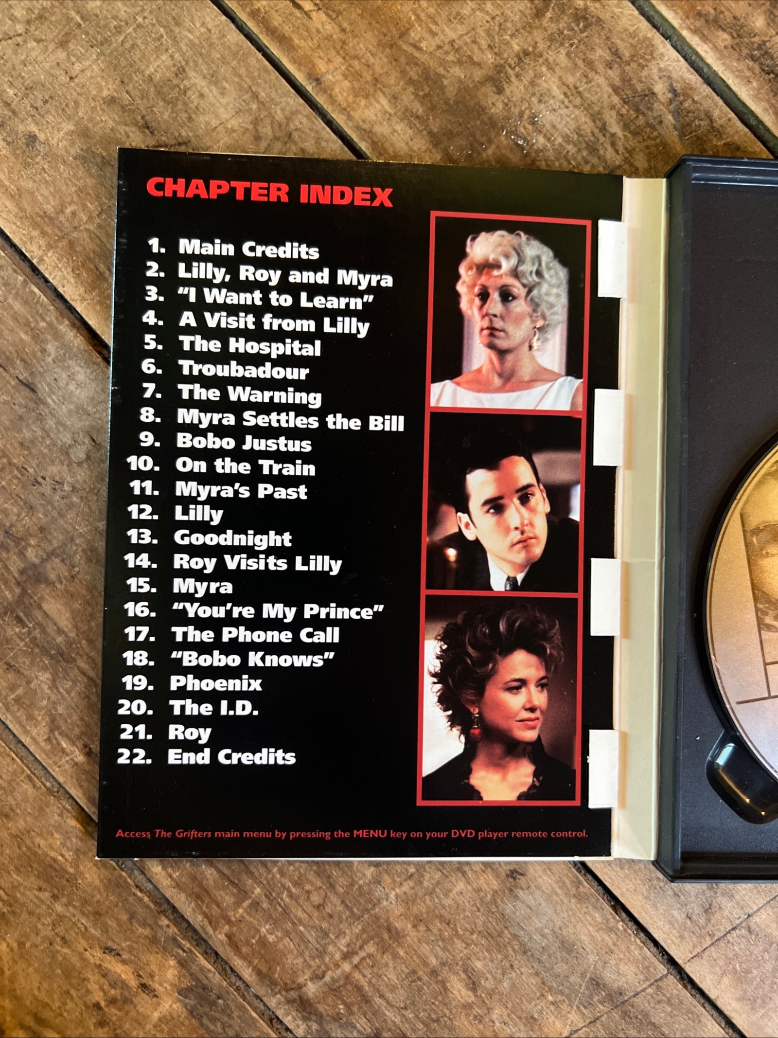 The Grifters ( DVD 1990) Crime / Noir [R] Snap Case