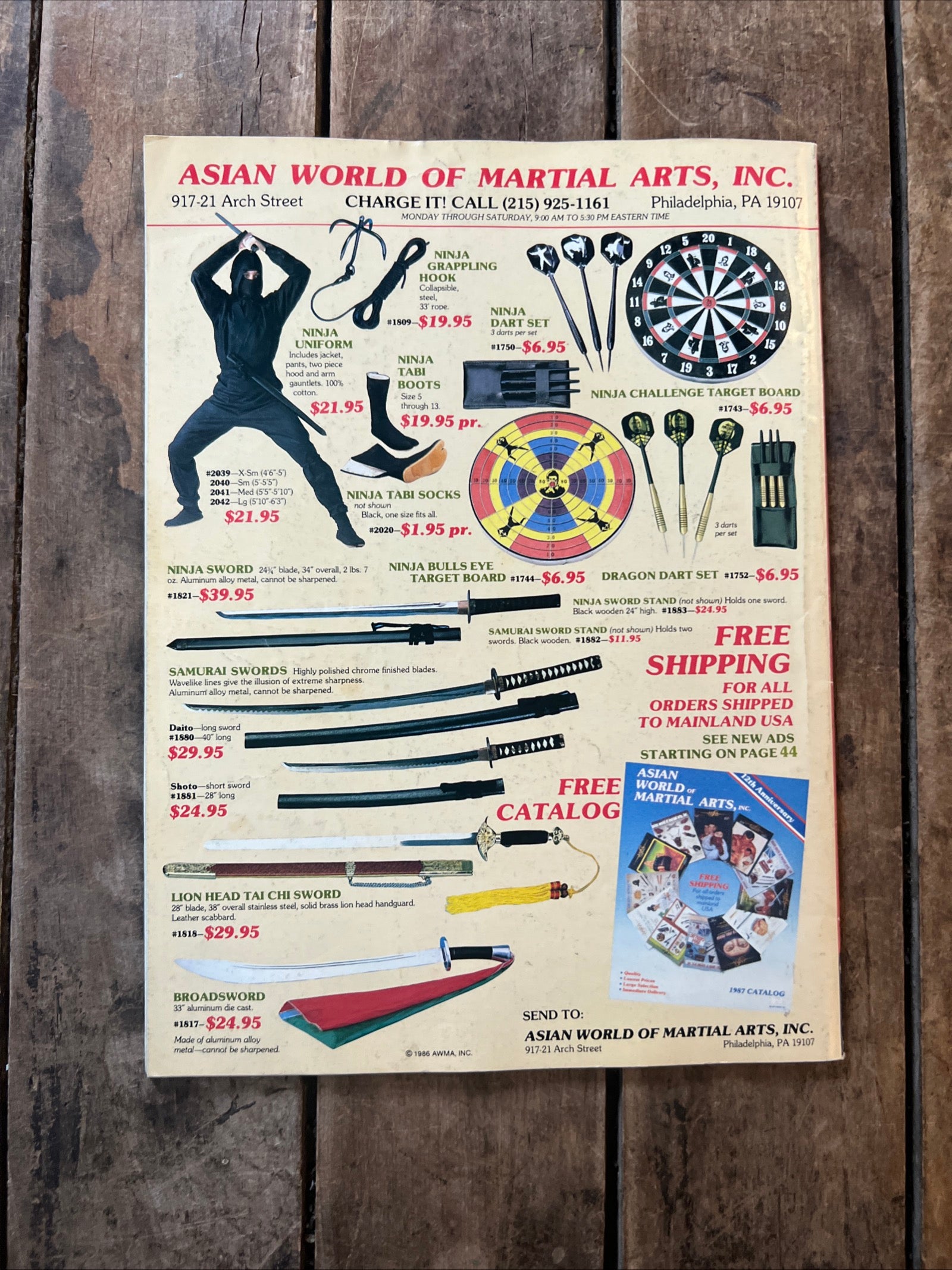 Inside Kung-Fu Magazine - November 1987 - Benny “The Jet” Urquidez Cover