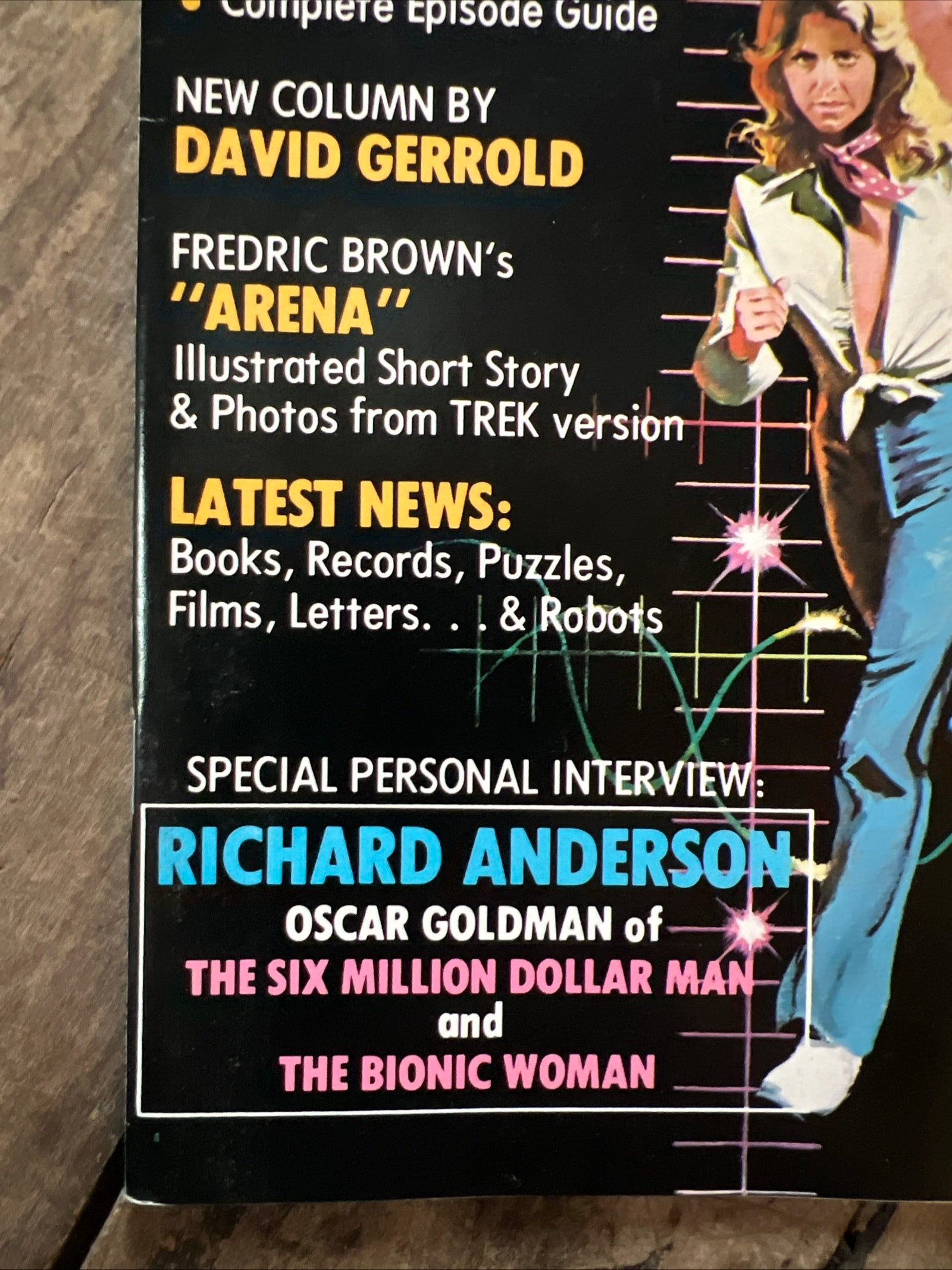 STARLOG Magazine - March 1977 - The Six Million Dollar Man & Bionic Woman Cover