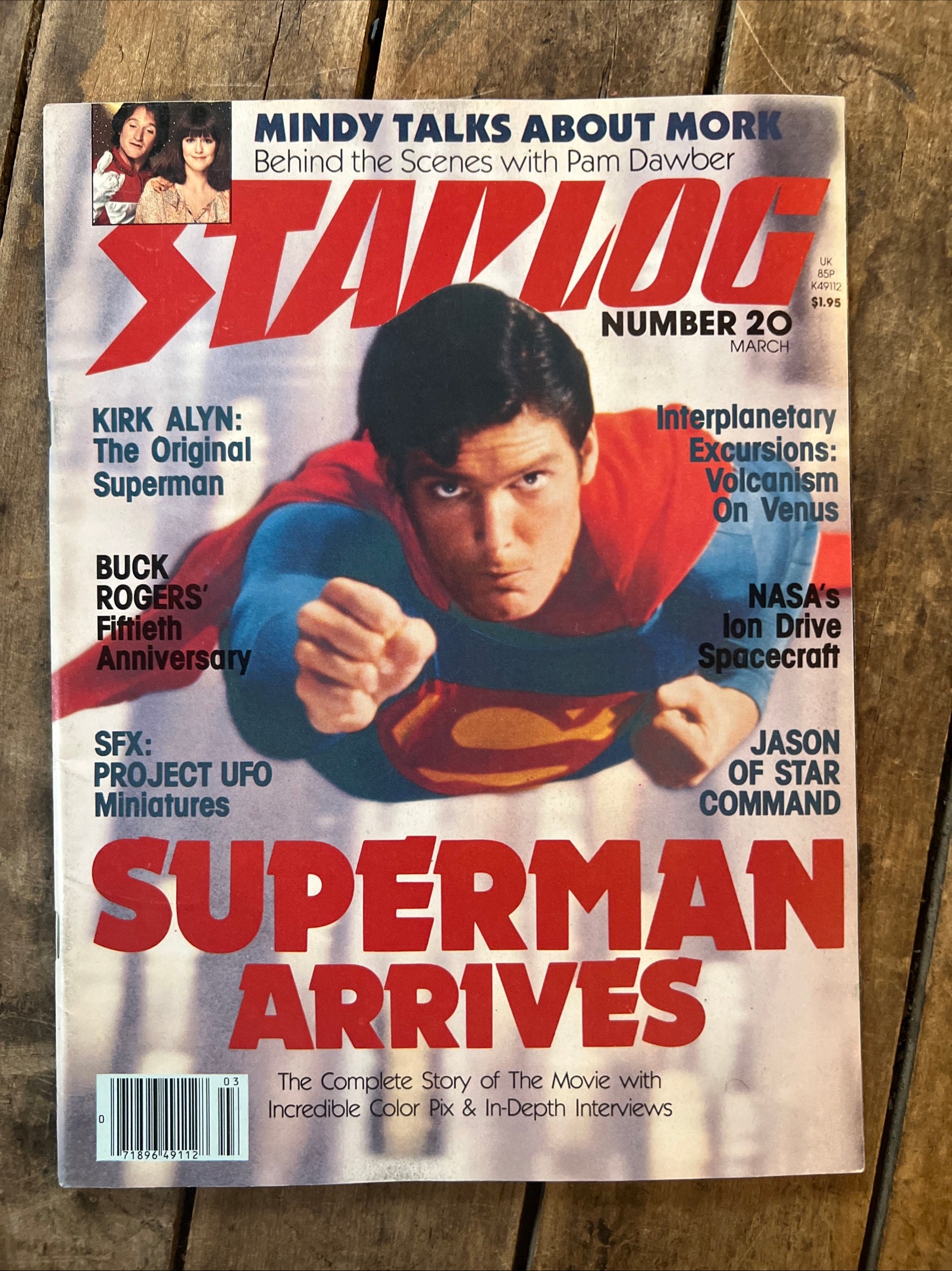 STARLOG Magazine - March 1979 - SUPERMAN Christopher Reeve Cover