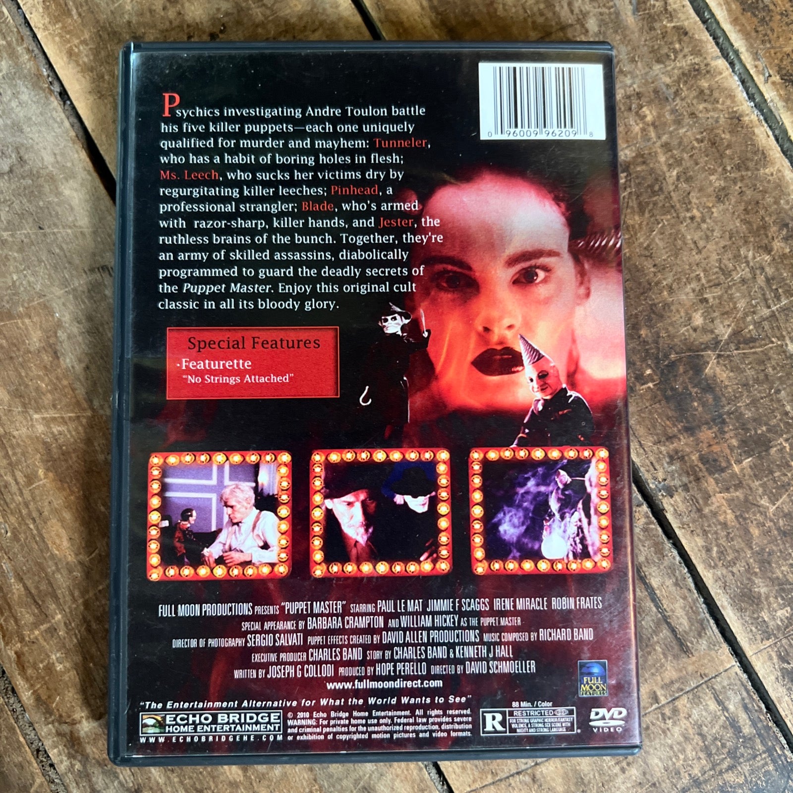 Puppet Master ( DVD 1989) SCI-Fi / Horror [R]