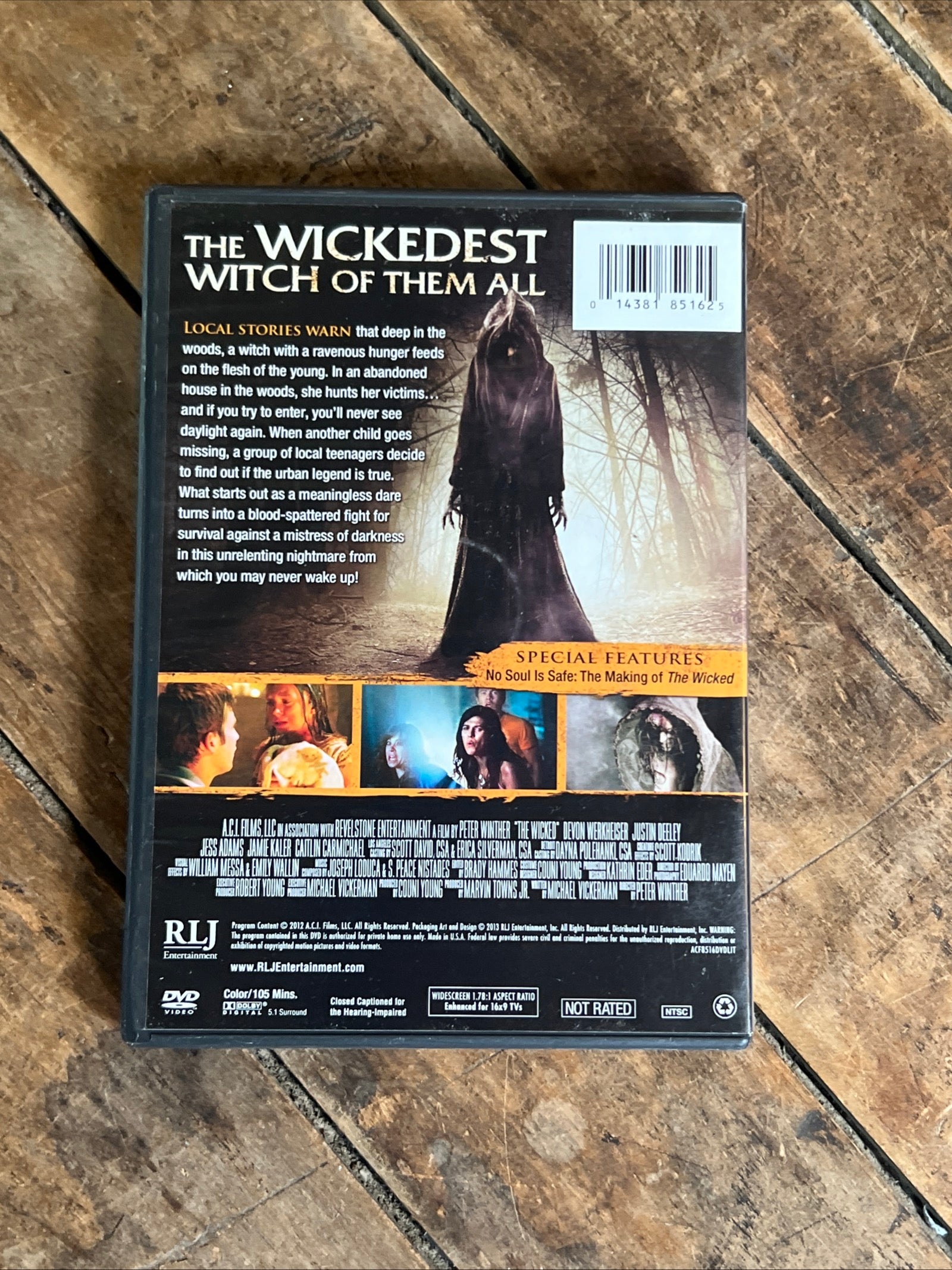 The Wicked ( DVD 2012) Action / Horror [NR]