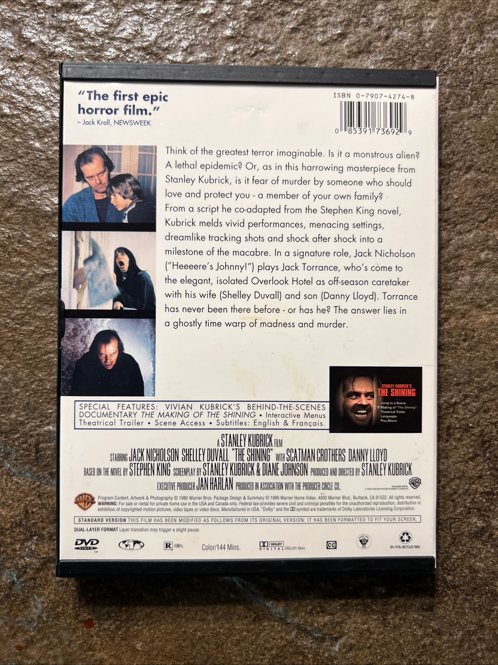 The Shining ( DVD 1980) Horror / Mystery [R]