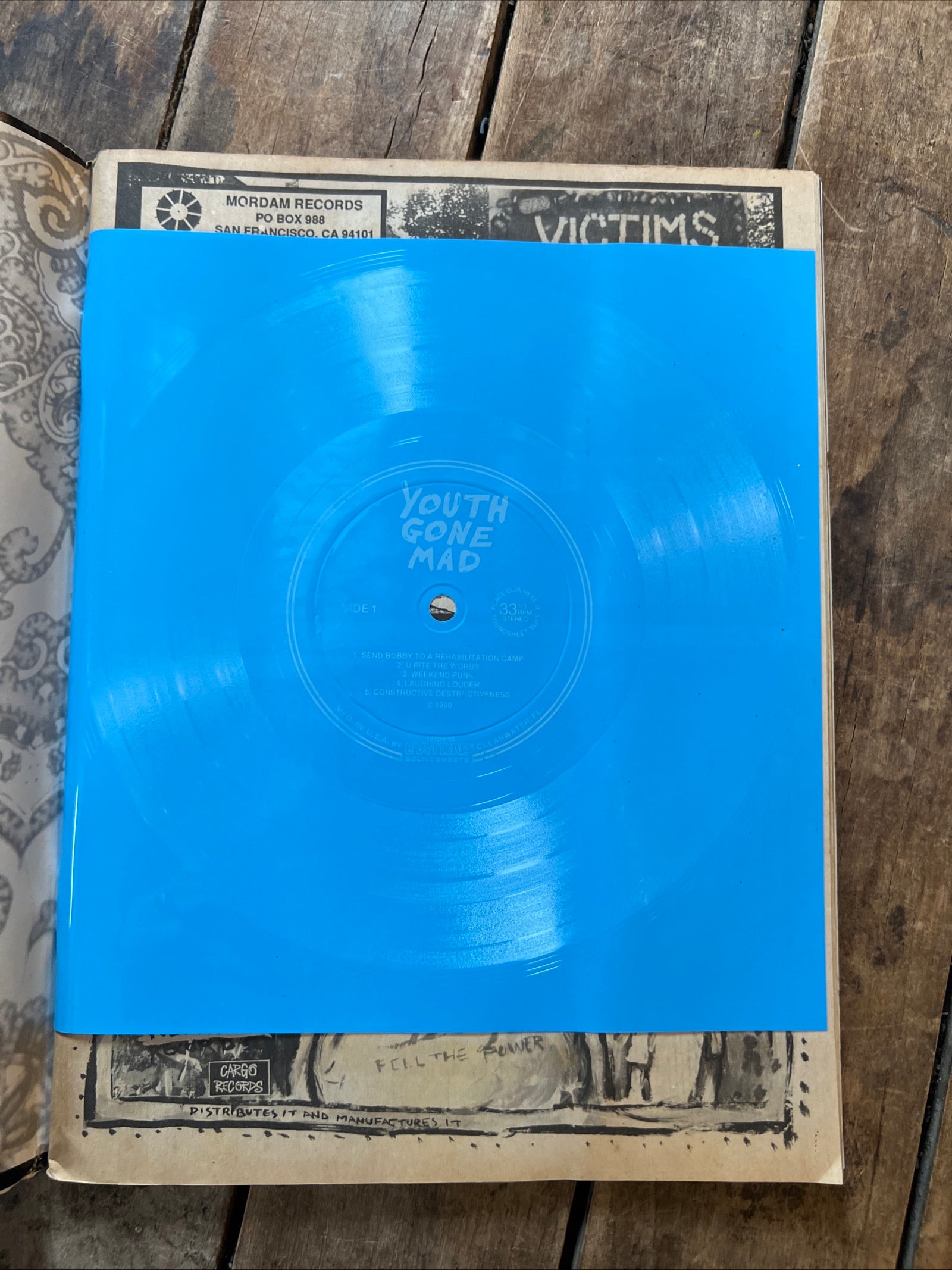 FLIPSIDE Magazine Punk Rock Fanzine - November / December 1990 - CLAWHAMMER !