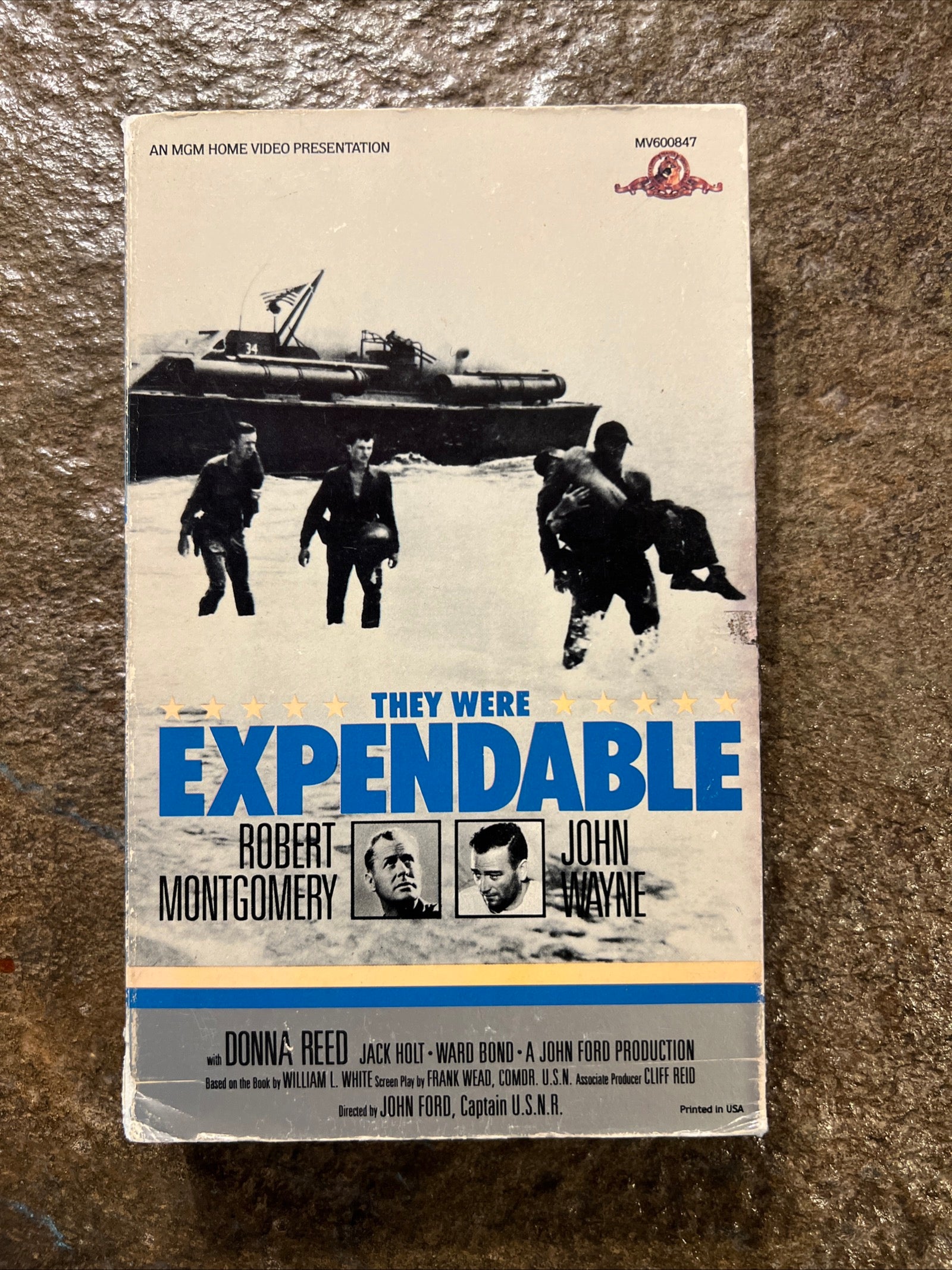 They Were Expendable ( BIG BOX VHS 1945 ) War / Action [R] John Wayne