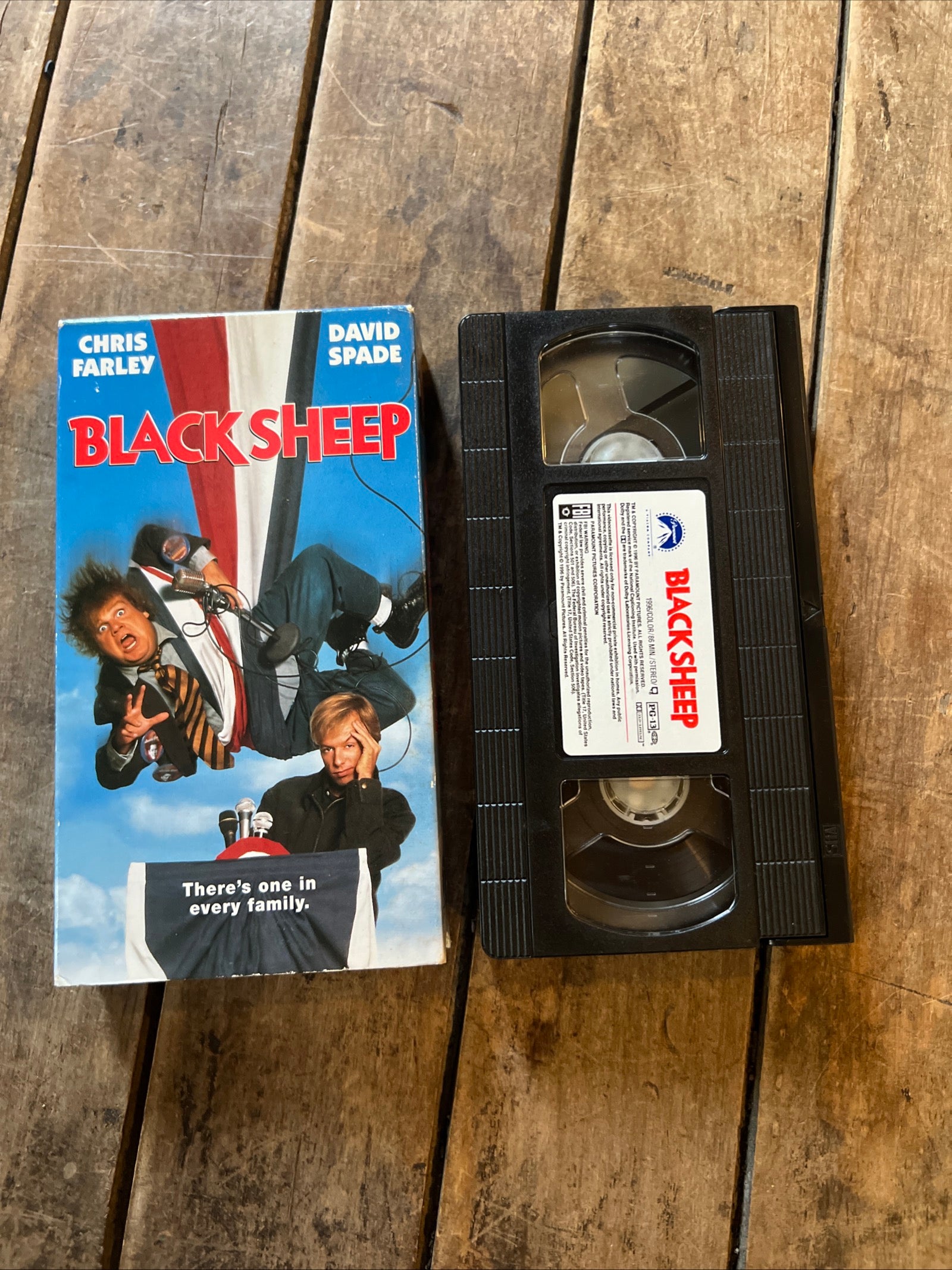 Black Sheep ( VHS 1996 ) Starring - Chris Farley & David Spade