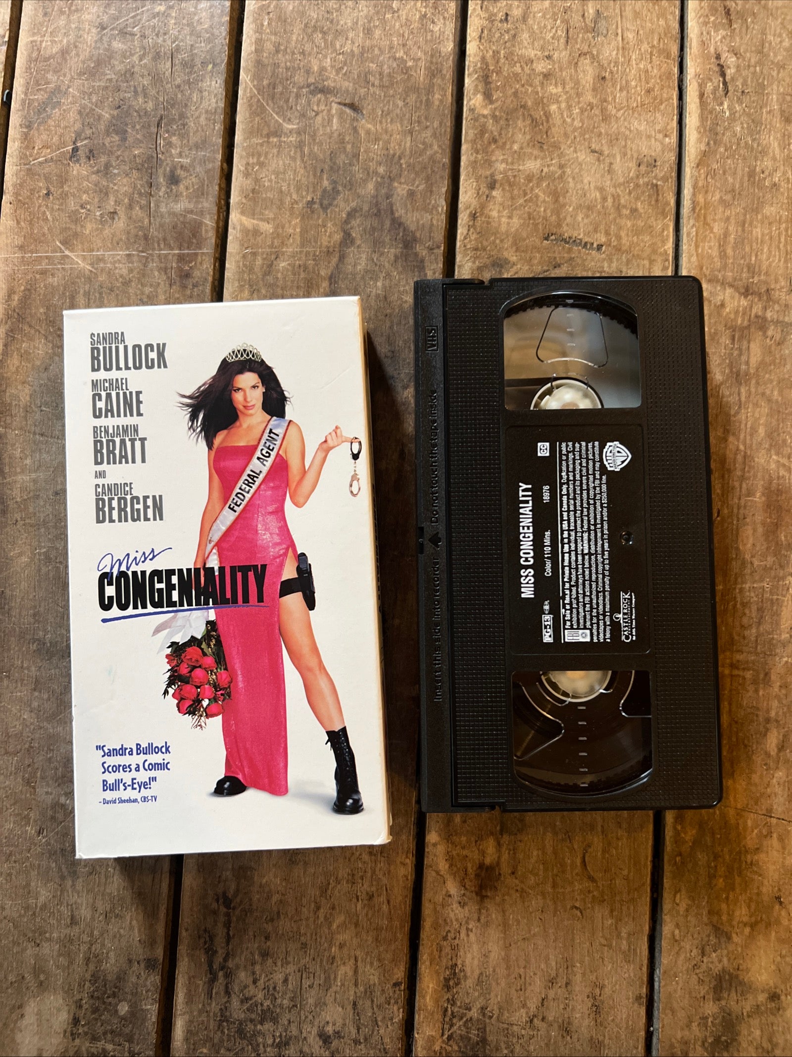 Miss Congeniality ( VHS 2000 ) Starring - Sandra Bullock & Benjamin Bratt