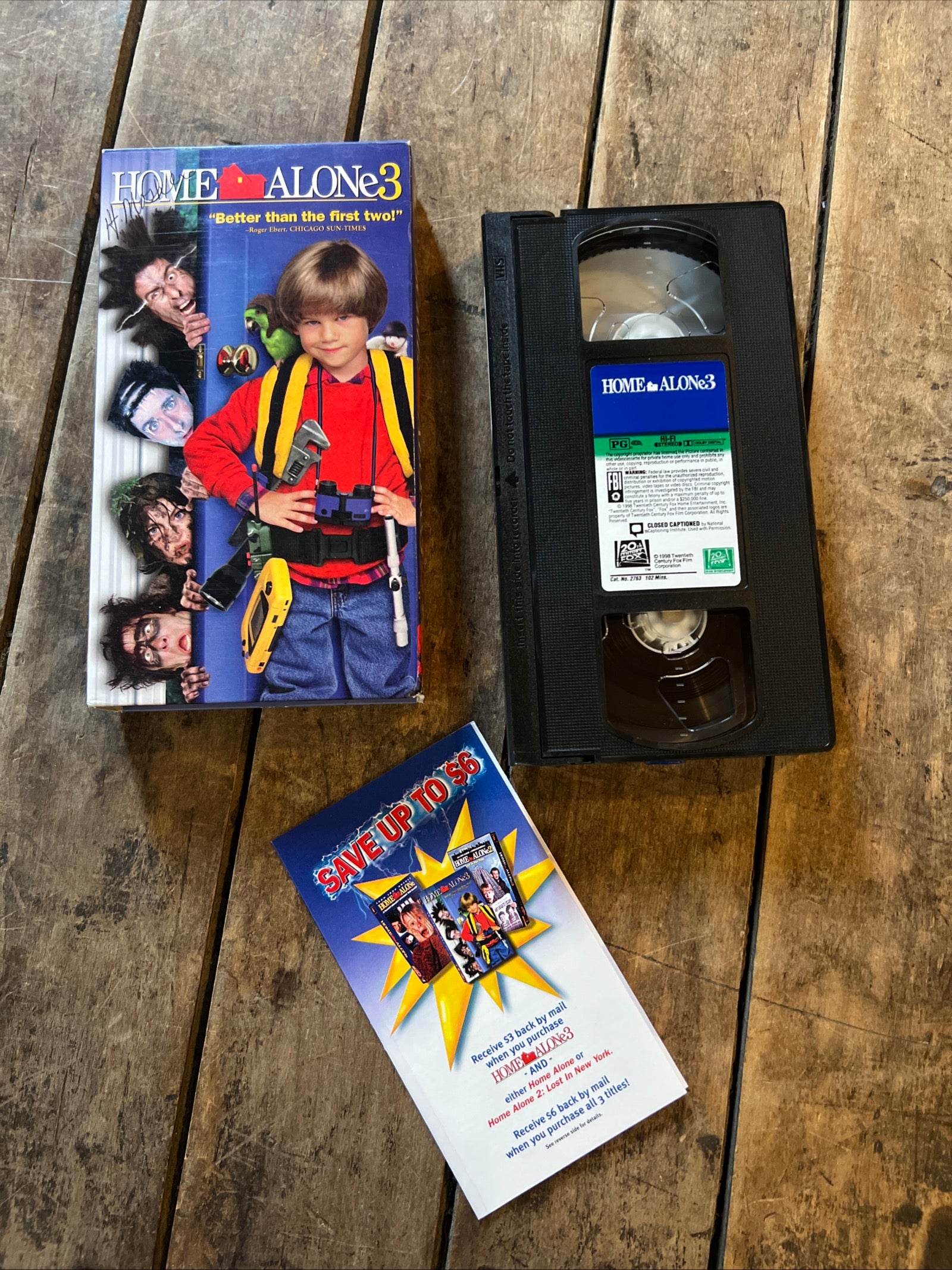 Home Alone 3 ( VHS 1997 ) Action / Comedy [PG]