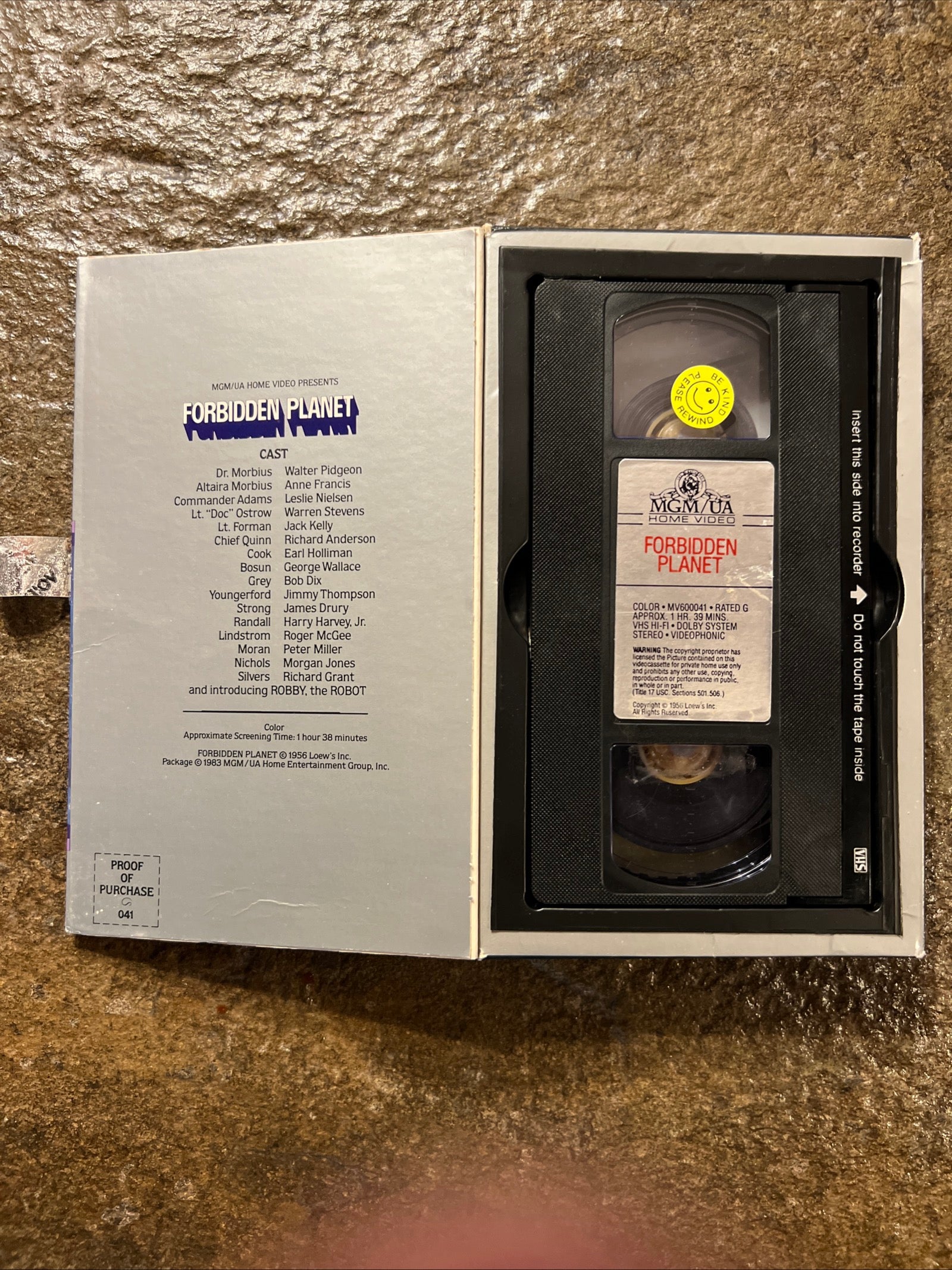 Forbidden Planet ( BIG BOX VHS 1956 ) SCI-fi / Adventure [G] Leslie Nielsen