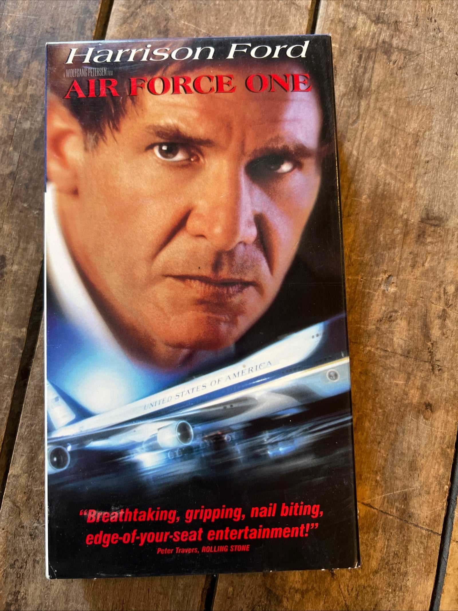 AIR FORCE ONE ( VHS 1997 ) Action / Thriller - Starring Harrison Ford