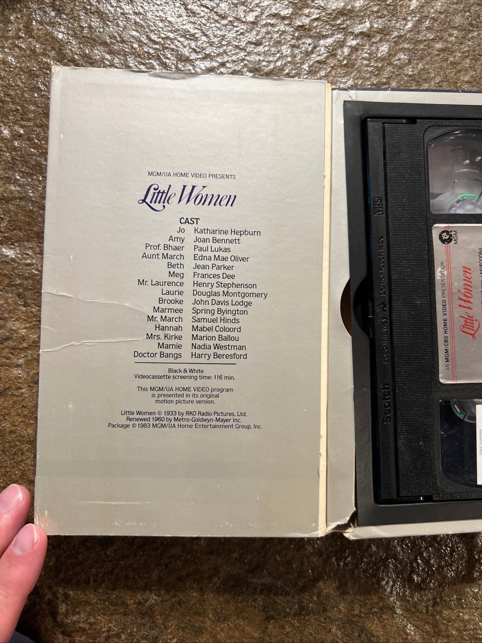 Little Women ( BIG BOX VHS 1933 ) Family / Romance [NR] Katharine Hepburn