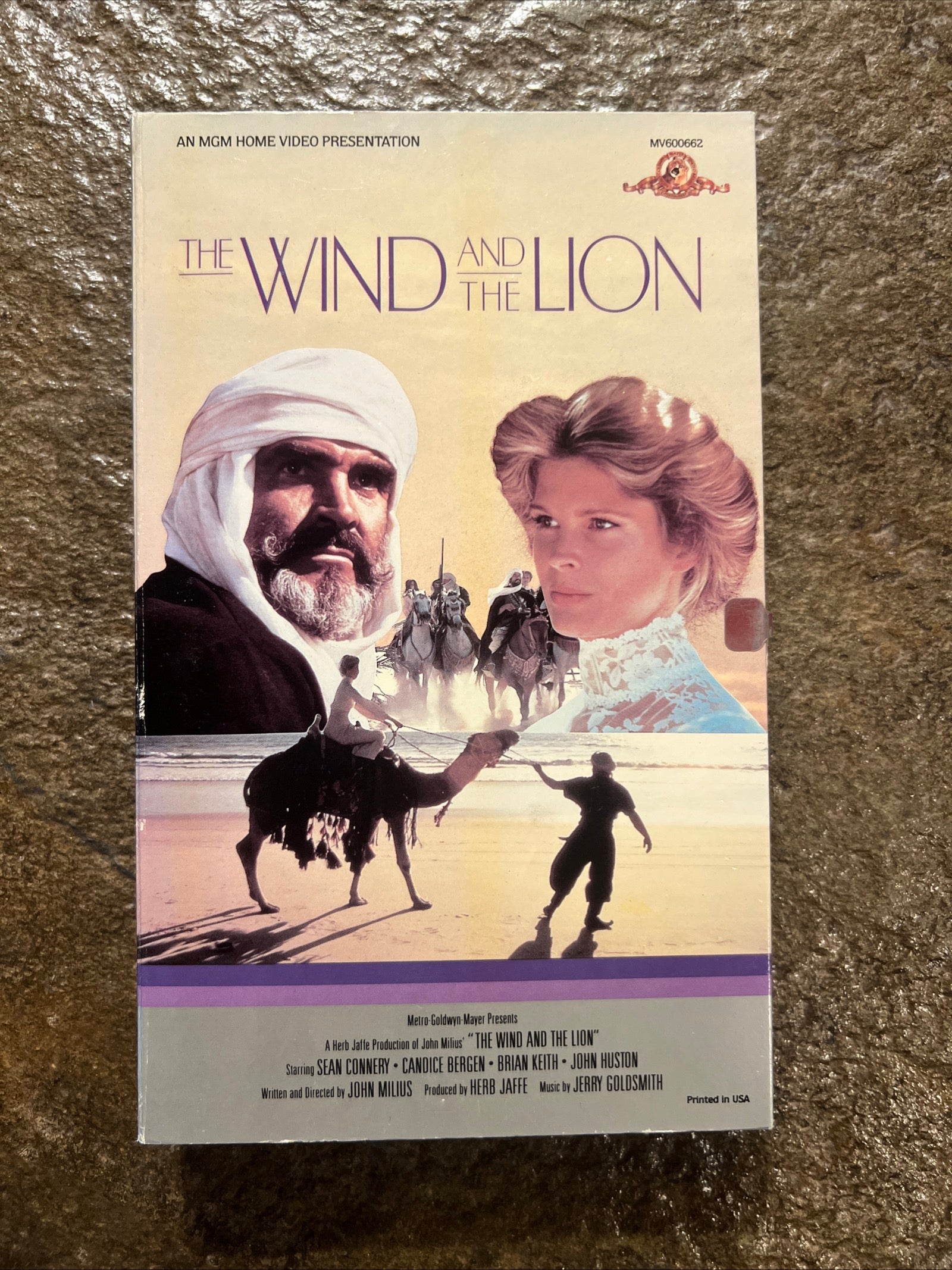 The Wind And The Lion ( BIG BOX VHS 1975 ) Adventure / Action [PG] Sean Connery