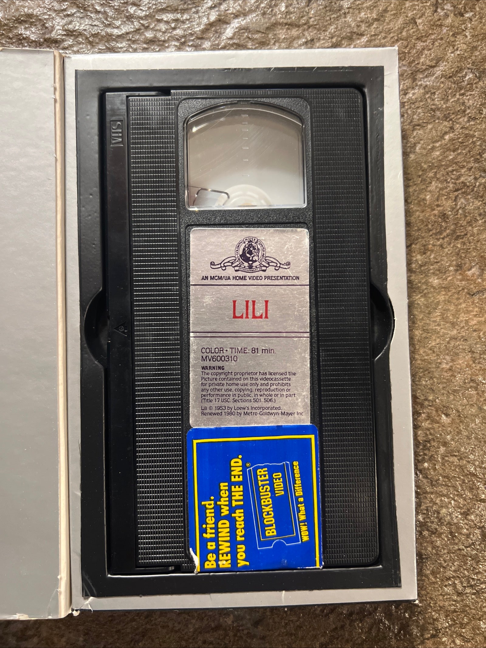 Lili ( BIG BOX VHS 1953 ) Musical / Family [G] Starring Leslie Caron