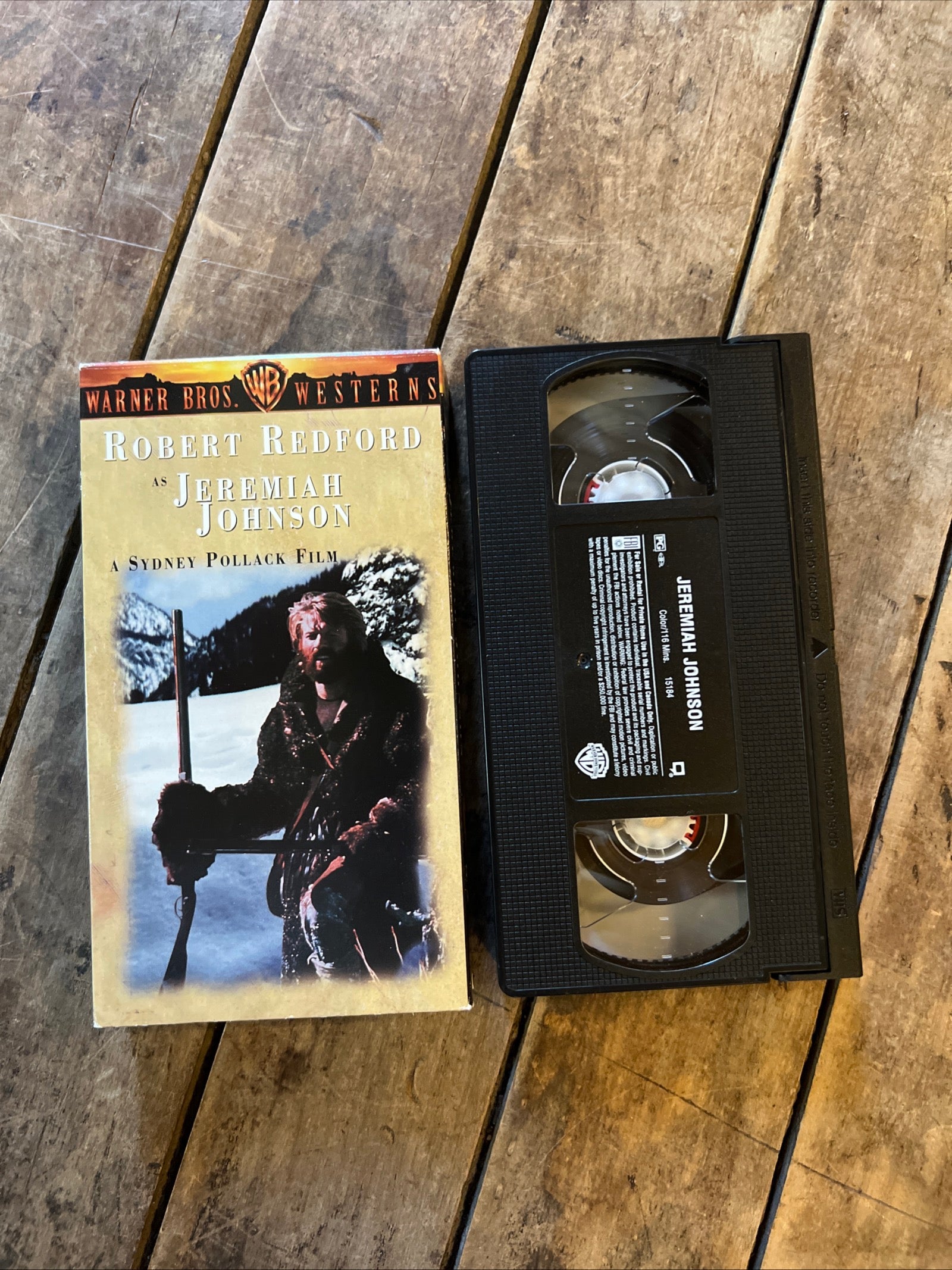Jeremiah Johnson ( VHS 1972 ) Western / Adventure - Starring Robert Redford