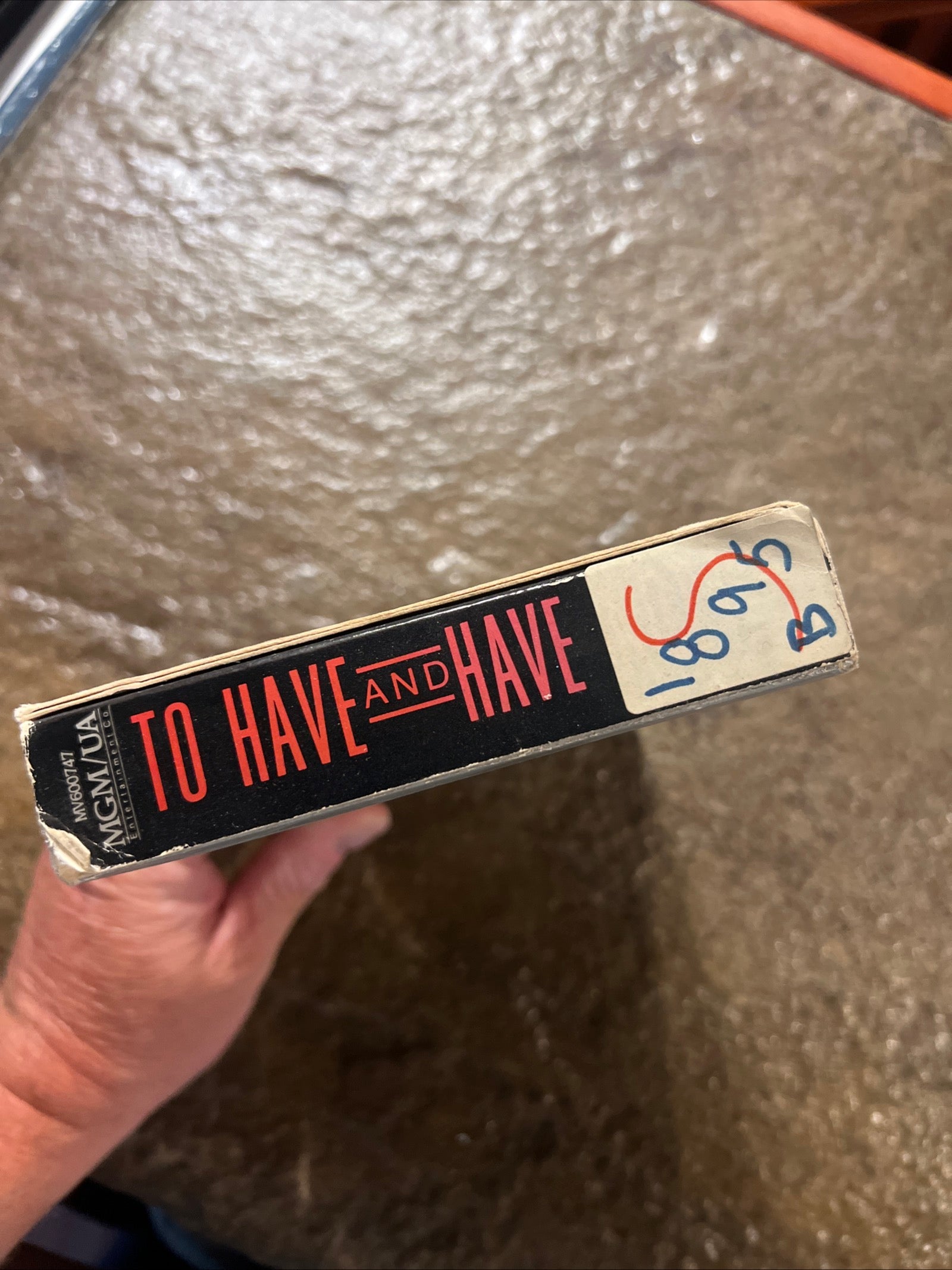 To Have And Have Not ( BIG BOX VHS 1944 ) War / Romance [G] Humphrey Bogart