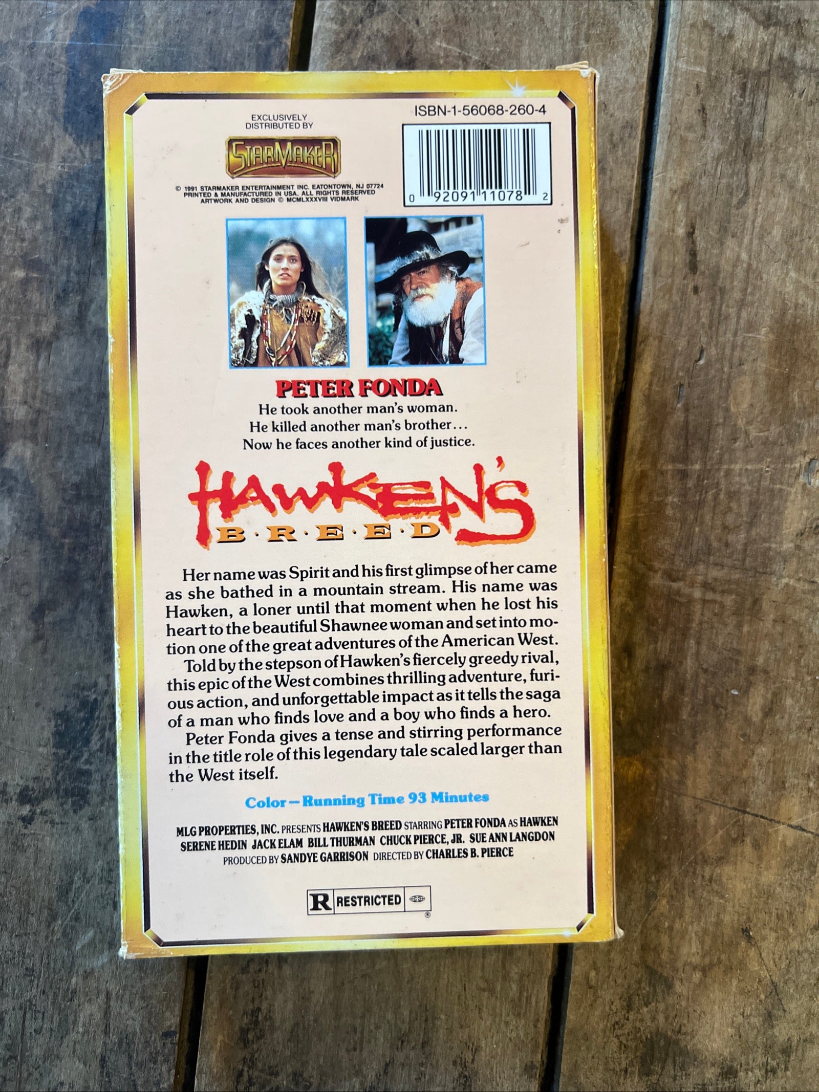 Hawken’s Breed ( VHS 1987 ) Western / Action - Starring Peter Fonda