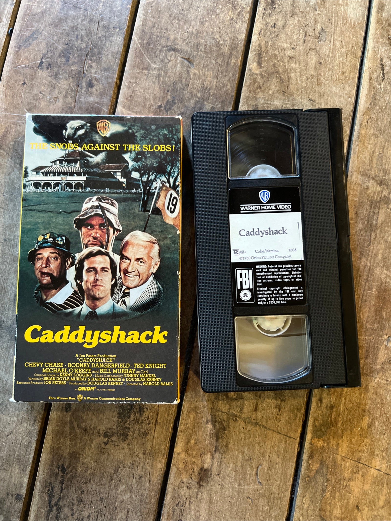 Caddyshack ( VHS 1980 ) Comedy / Sports - Starring Chevy Chase & Bill Murray