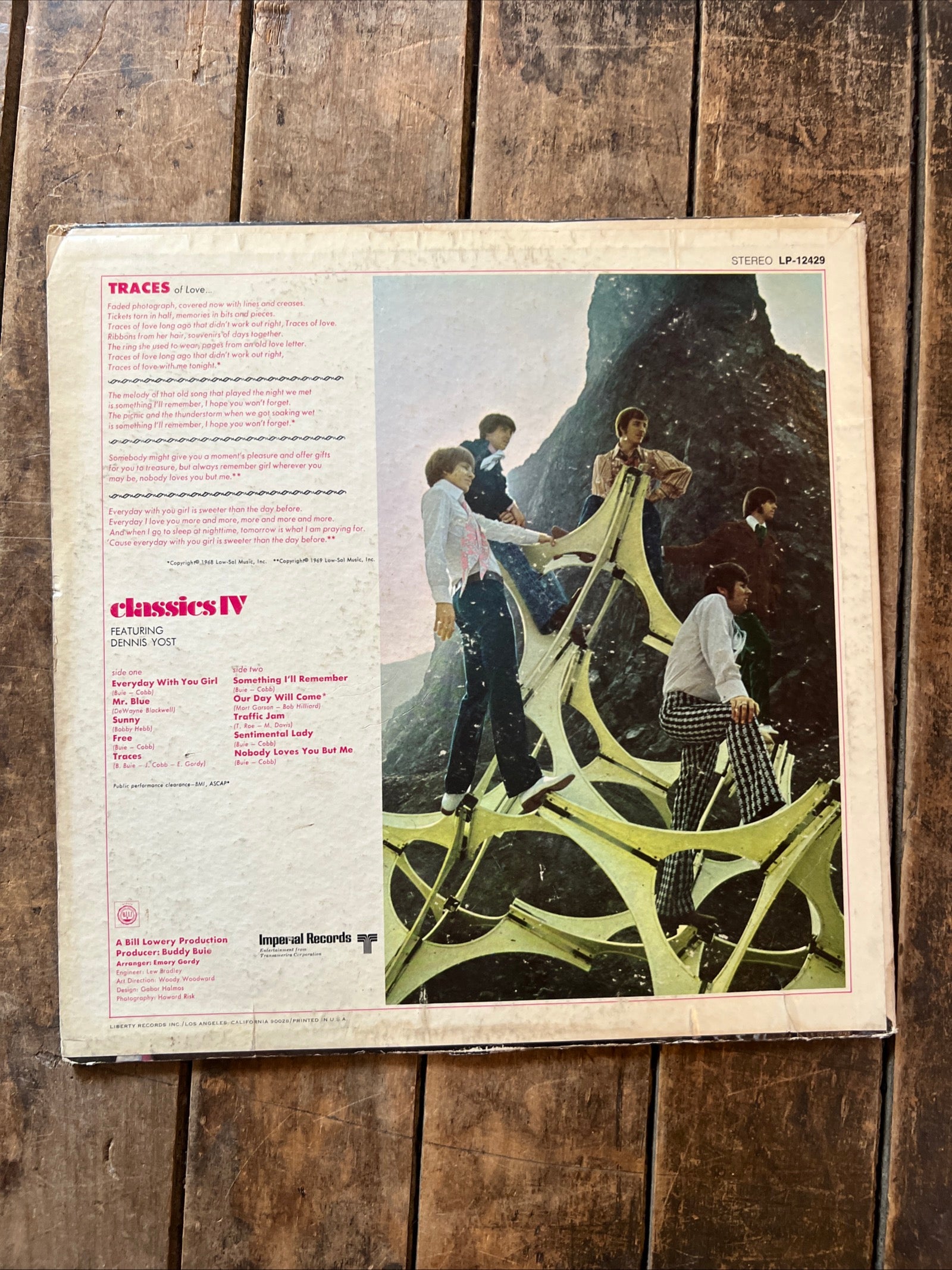 TRACES - Classics IV - 1969 Imperial Records - Vinyl LP Record