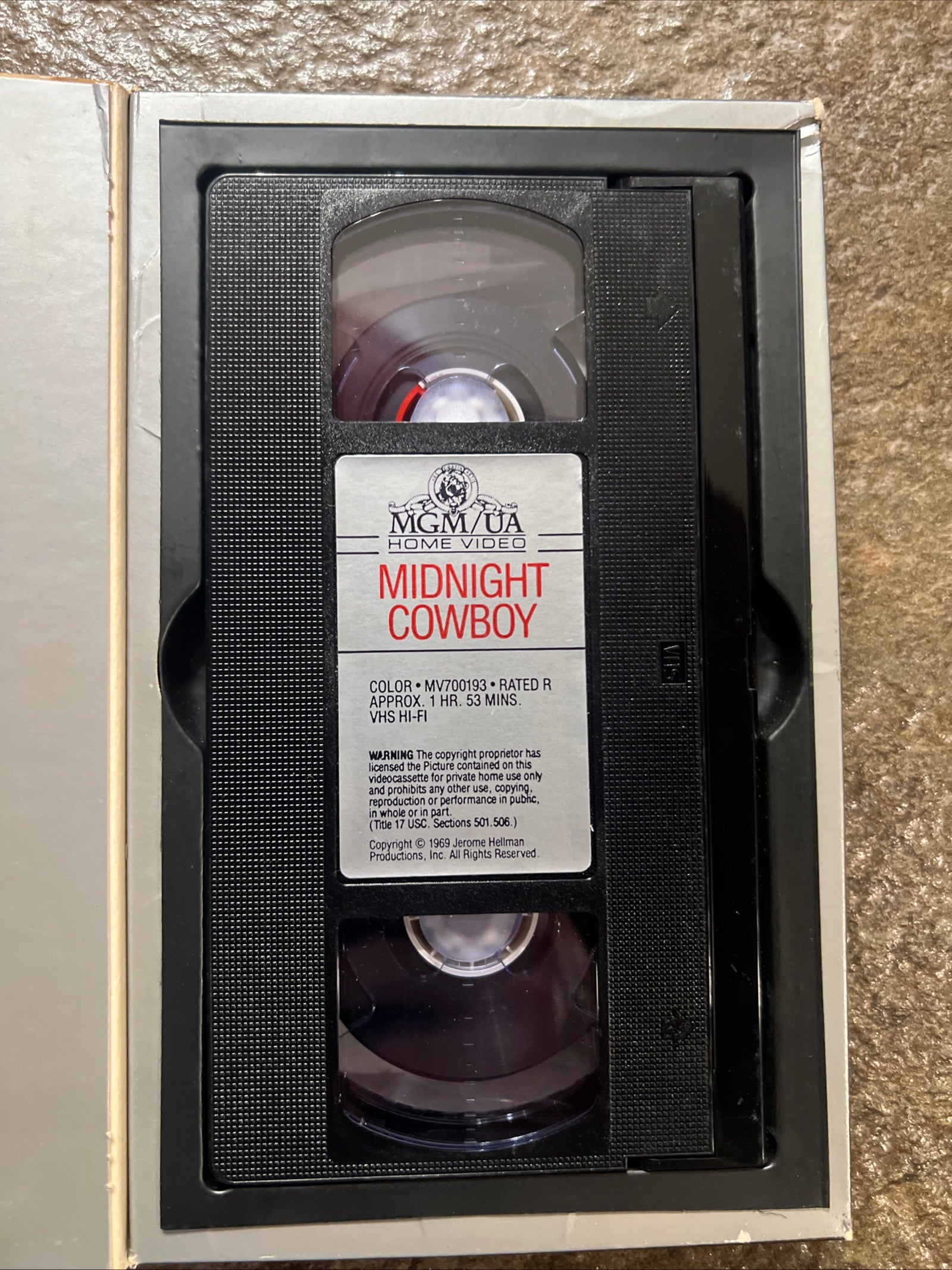 Midnight Cowboy ( BIG BOX VHS 1969) Buddy Drama [R]