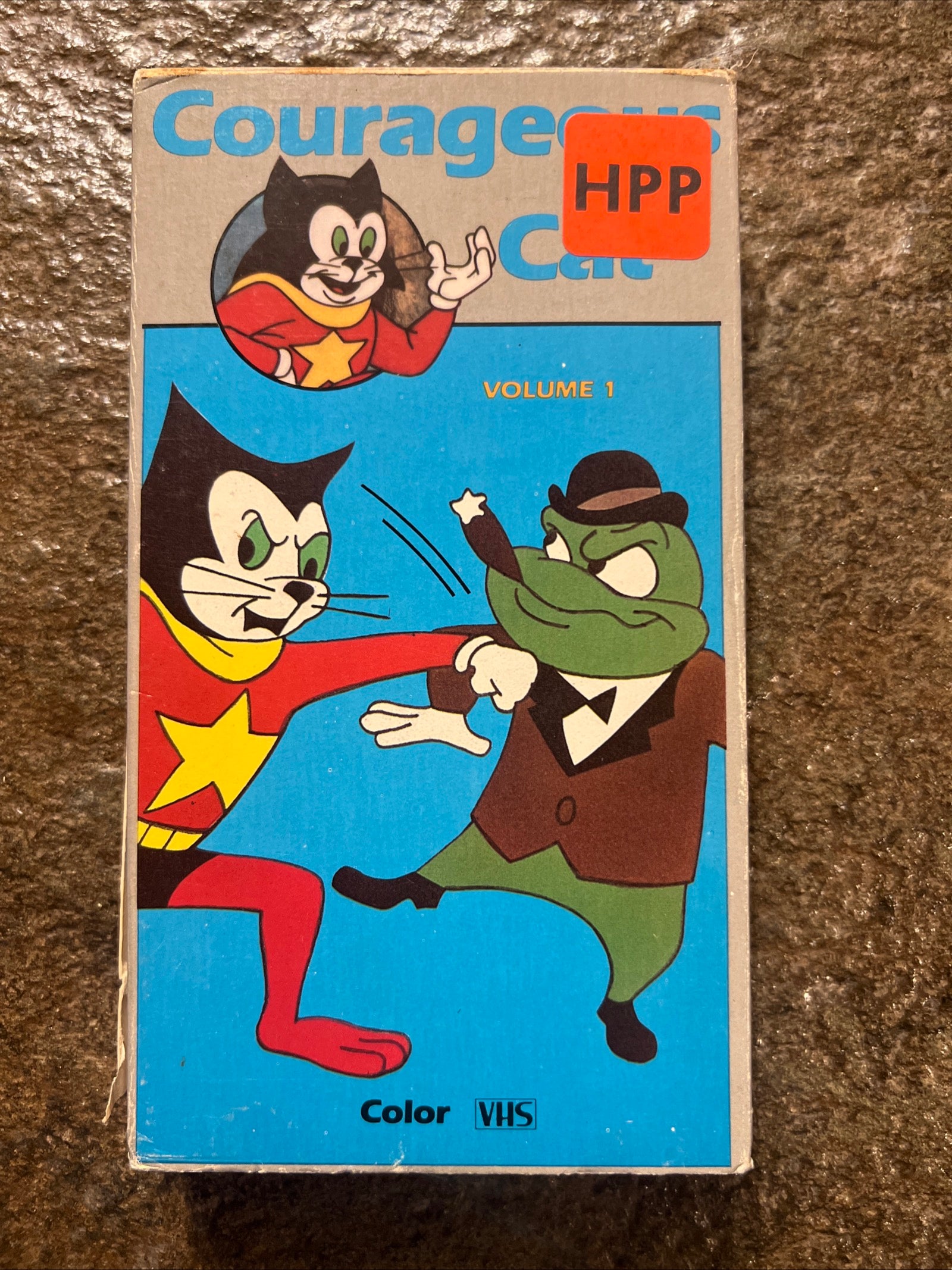 Courageous Cat - Volume #1 ( Color VHS 1985 ) Bob Kane Cartoon TV Series