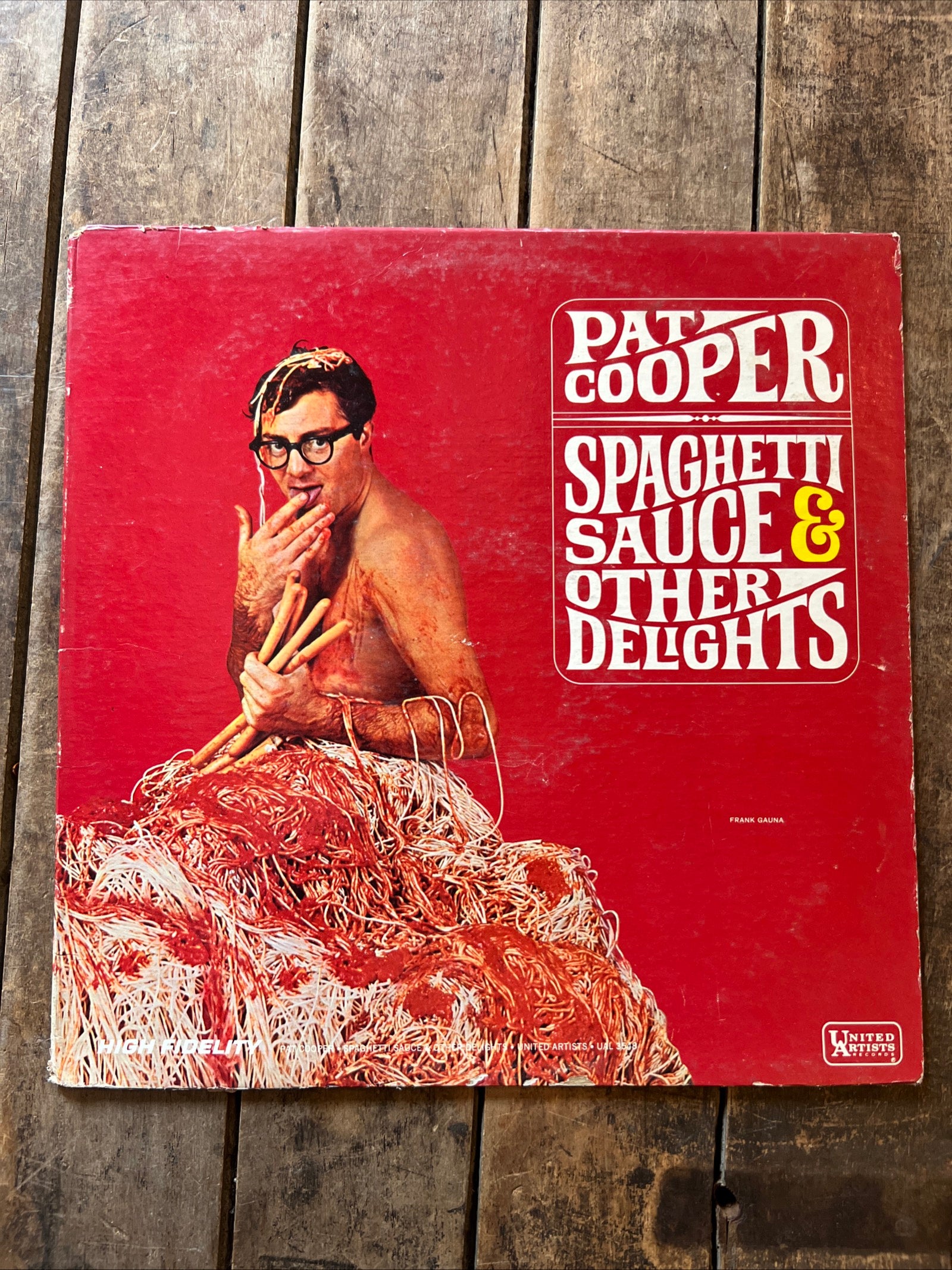 Pat Cooper - Spaghetti Sauce & Other Delights - 1966 United Artists Records - Vinyl LP Record