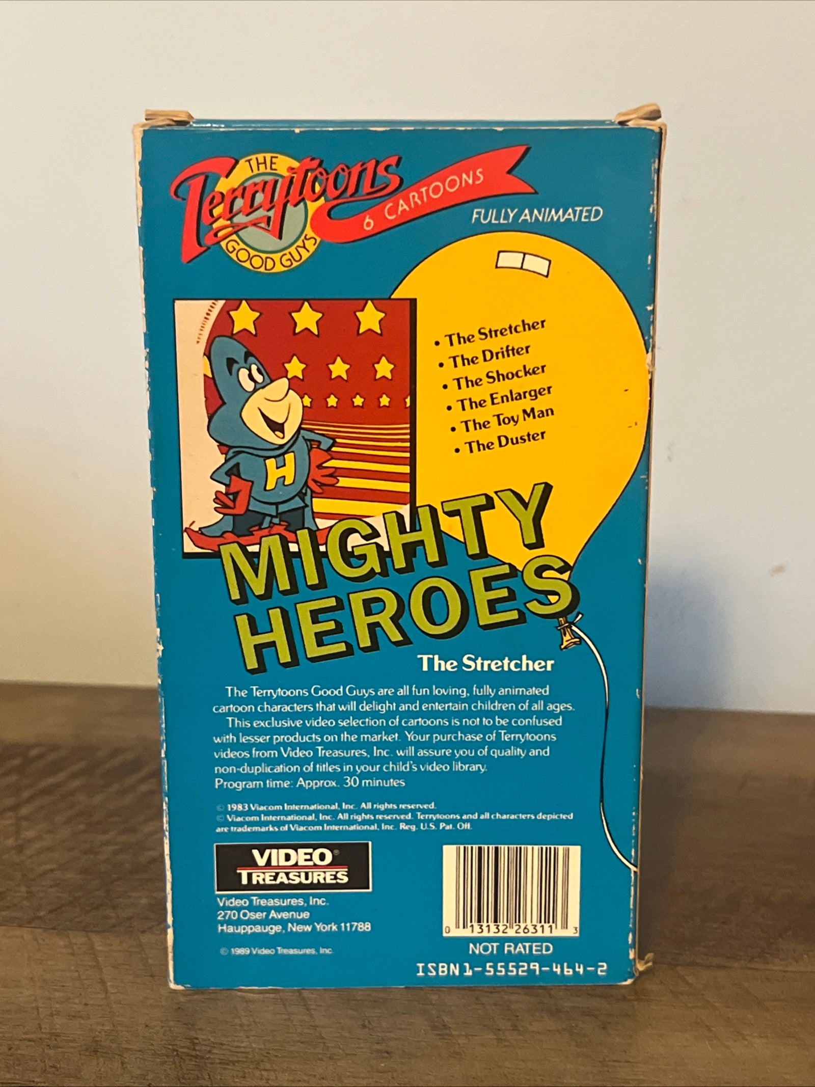 The Terrytoons MIGHTY HEROES - TV Series 1966-1967 ( VHS 1989 Video Treasures )