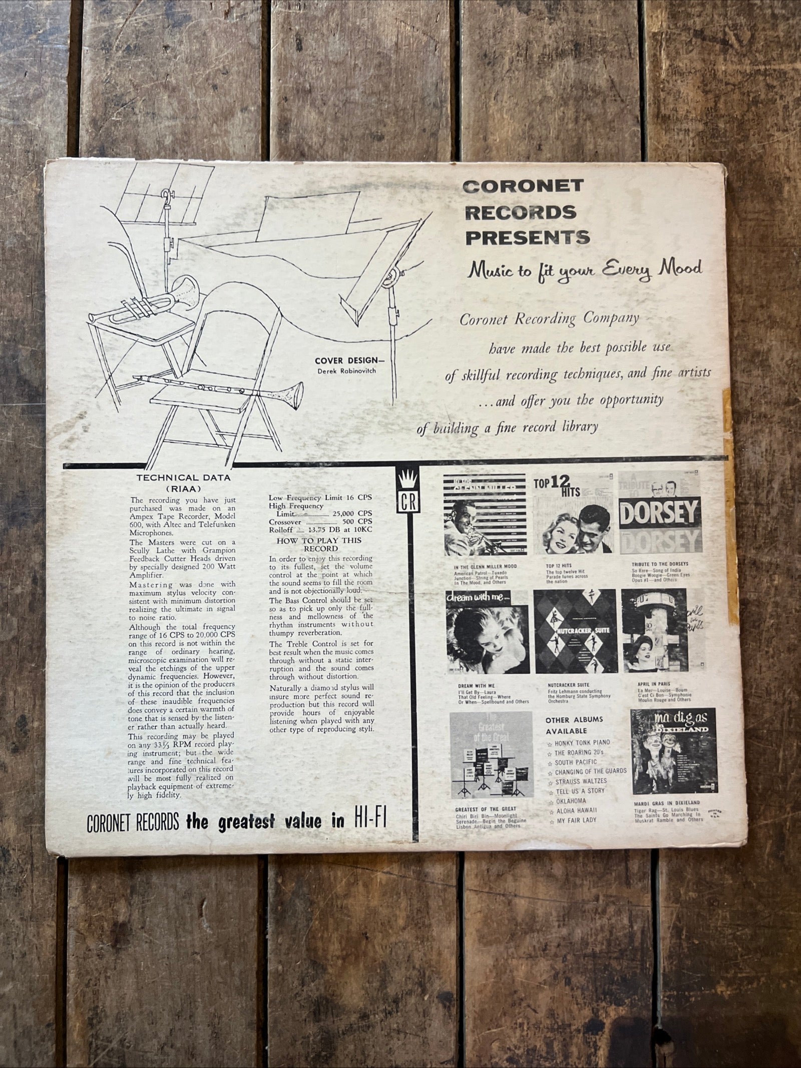 In The GLENN MILLER Mood - Tribute To Glenn Miller - 1950 Coronet Records