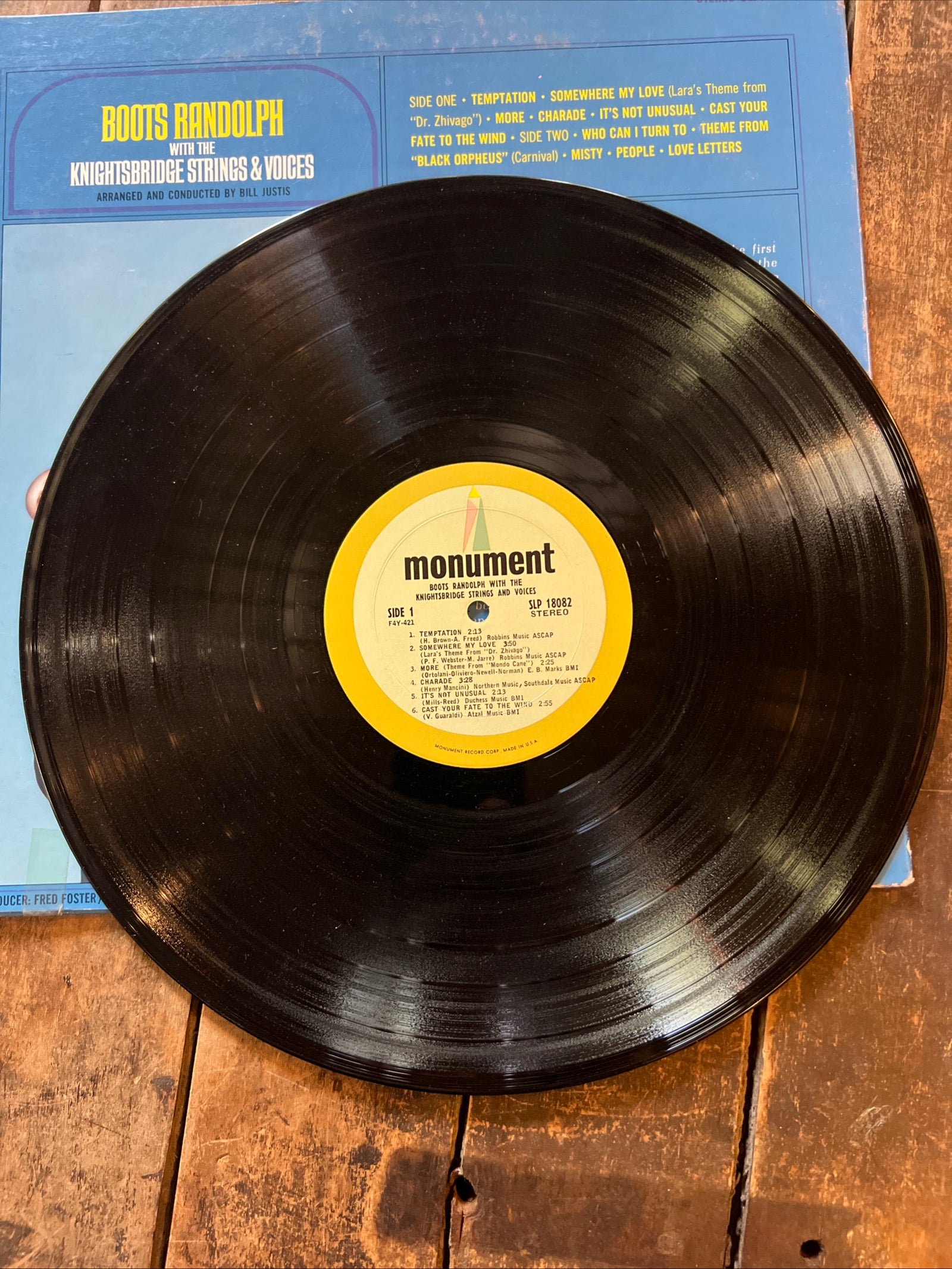 Boots Randolph with The Knightsbridge Strings - 1967 Monument Records