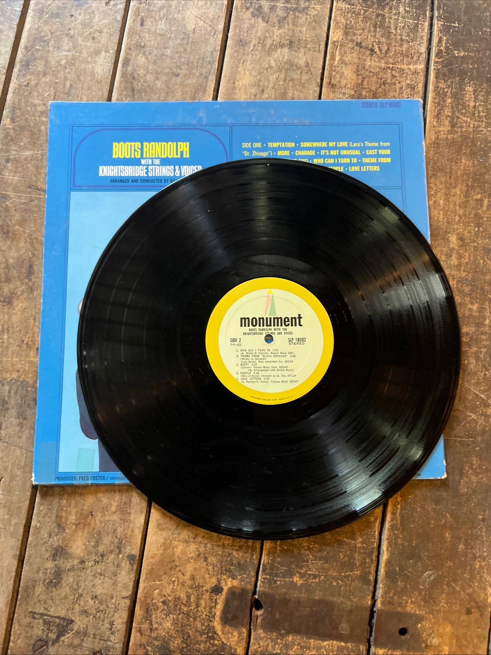 Boots Randolph with The Knightsbridge Strings - 1967 Monument Records