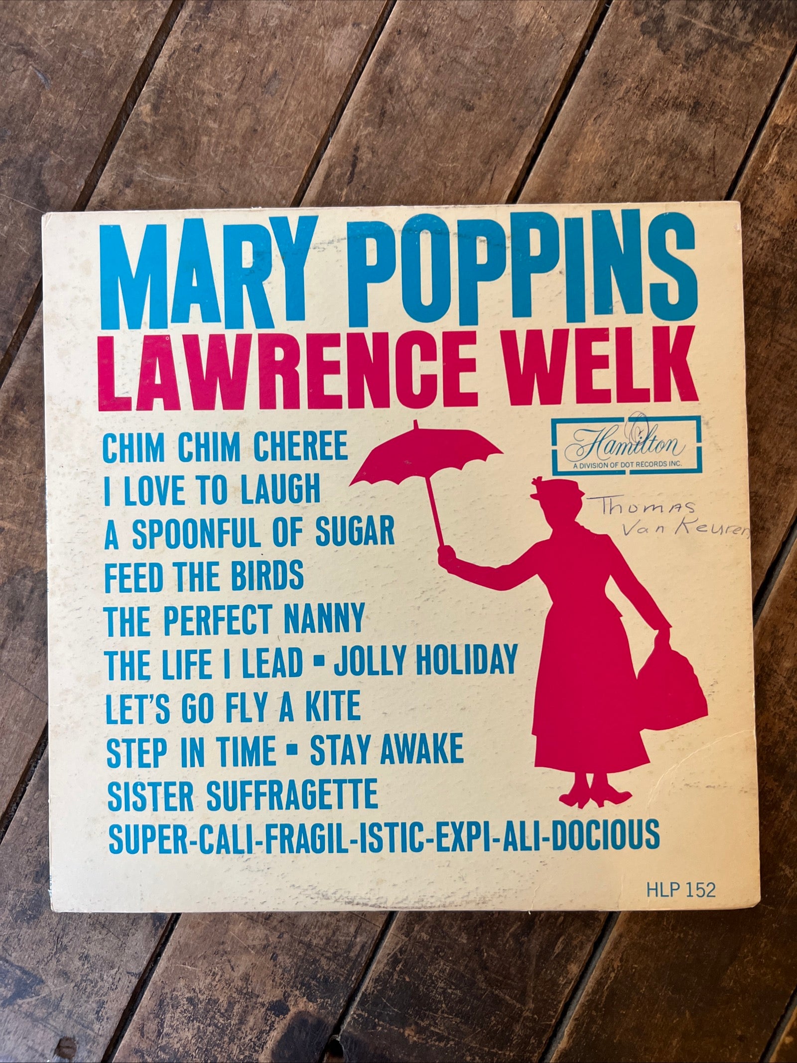 Lawrence Welk - MARY POPPINS - 1965 Hamilton Records - Vinyl Record LP Album