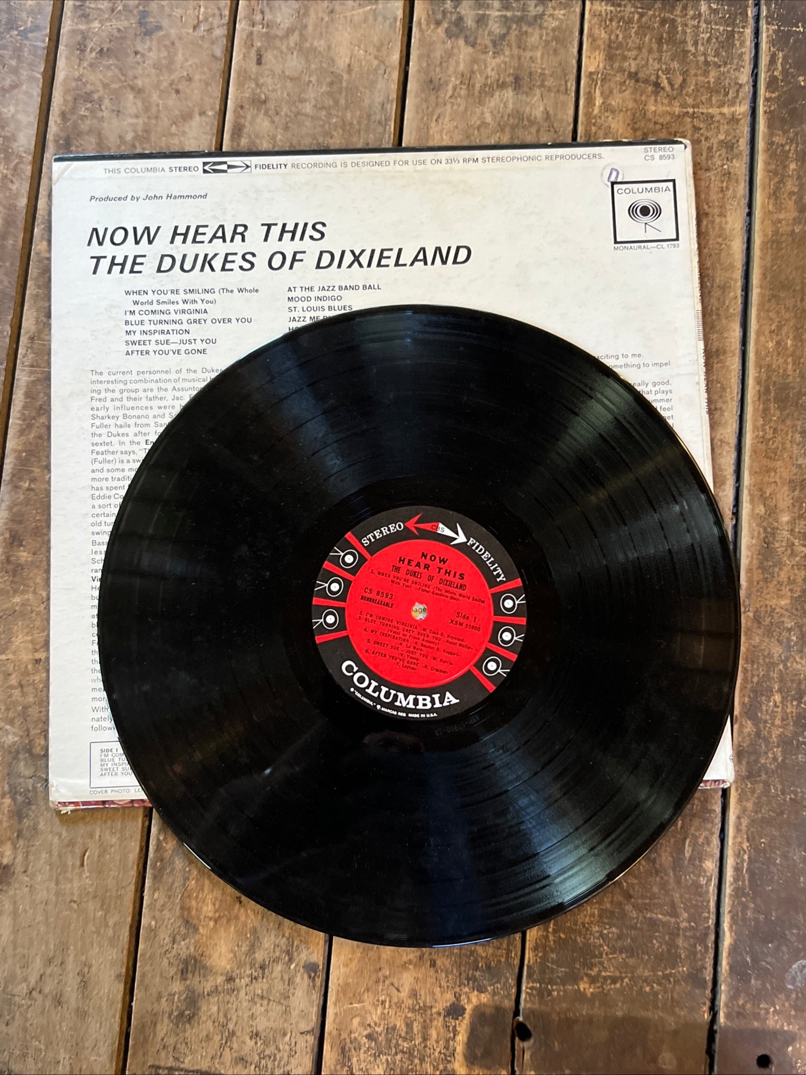 Now Hear This…. The Dukes Of Dixieland - 1962 Columbia Records