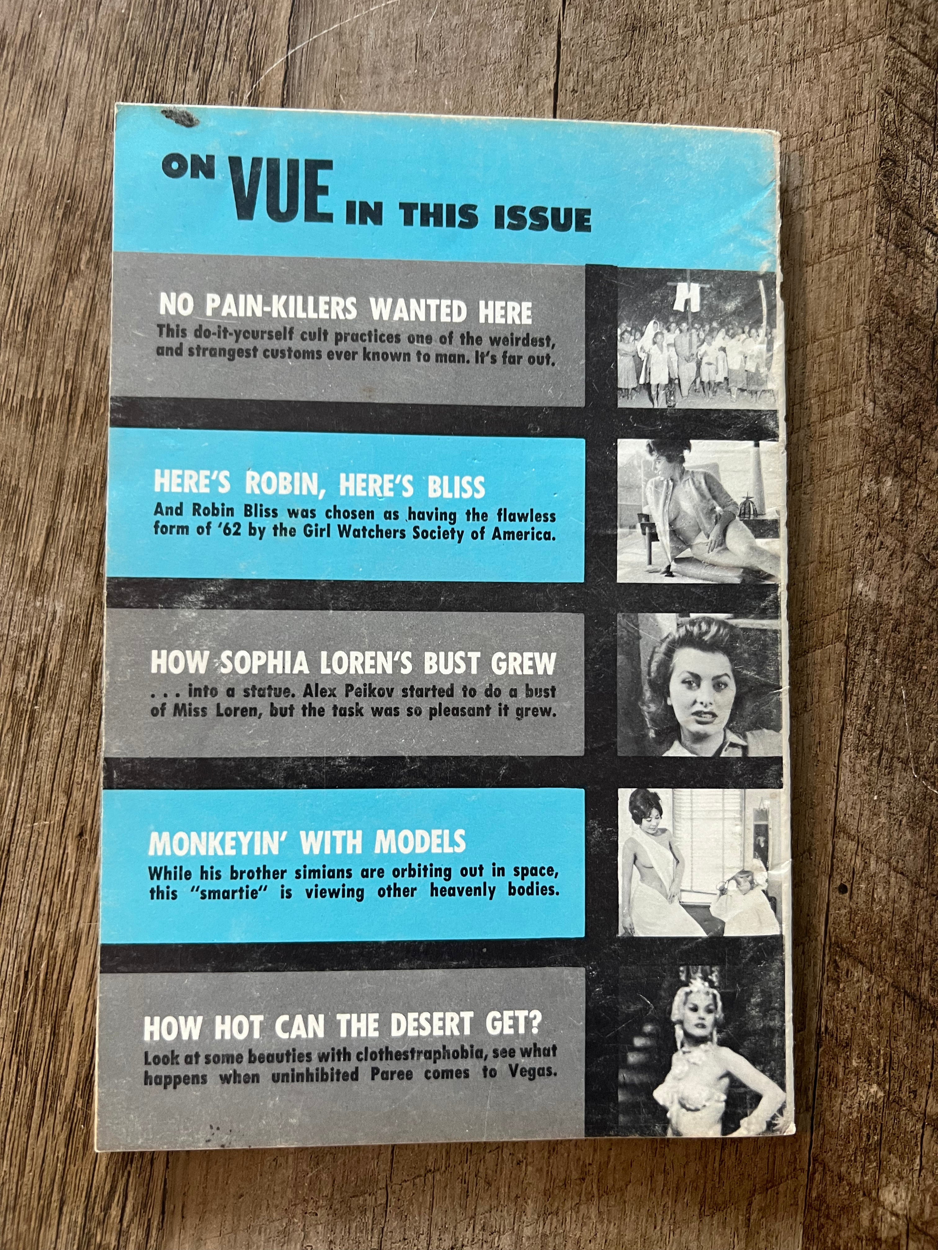 Vue Magazine - July 1962 - Collectible Men’s Pinup Magazine