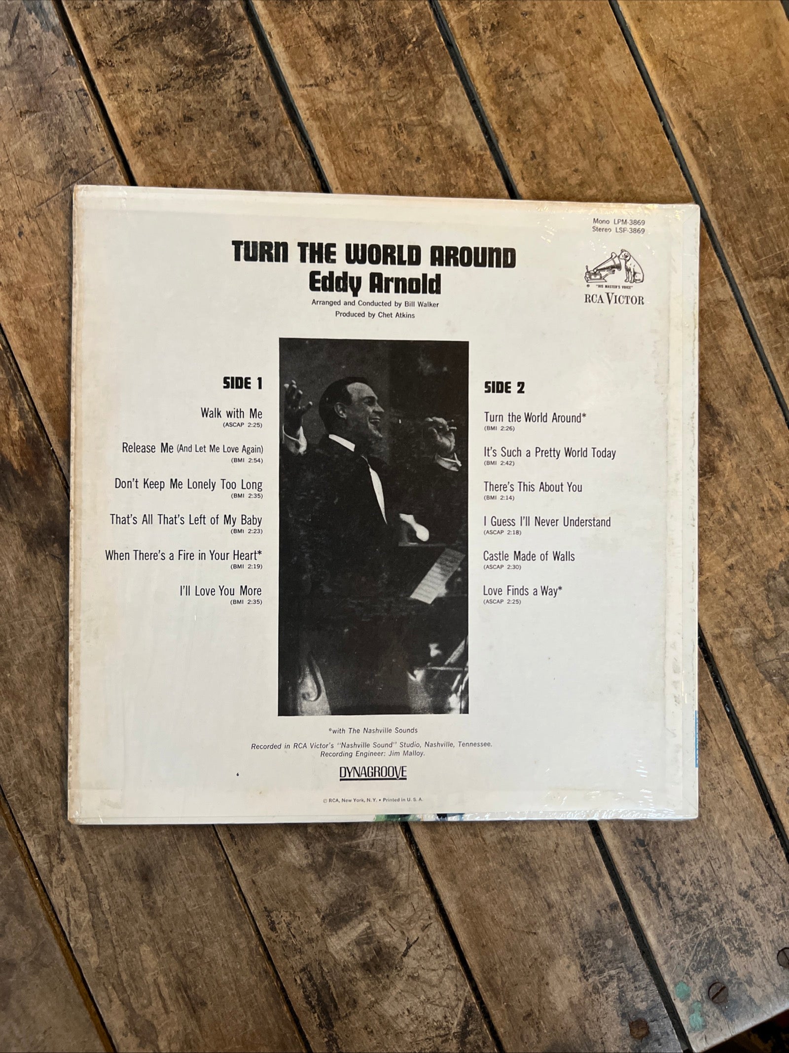 Eddy Arnold - Turn The World Around - 1967 RCA Victor Records - Vinyl LP Album