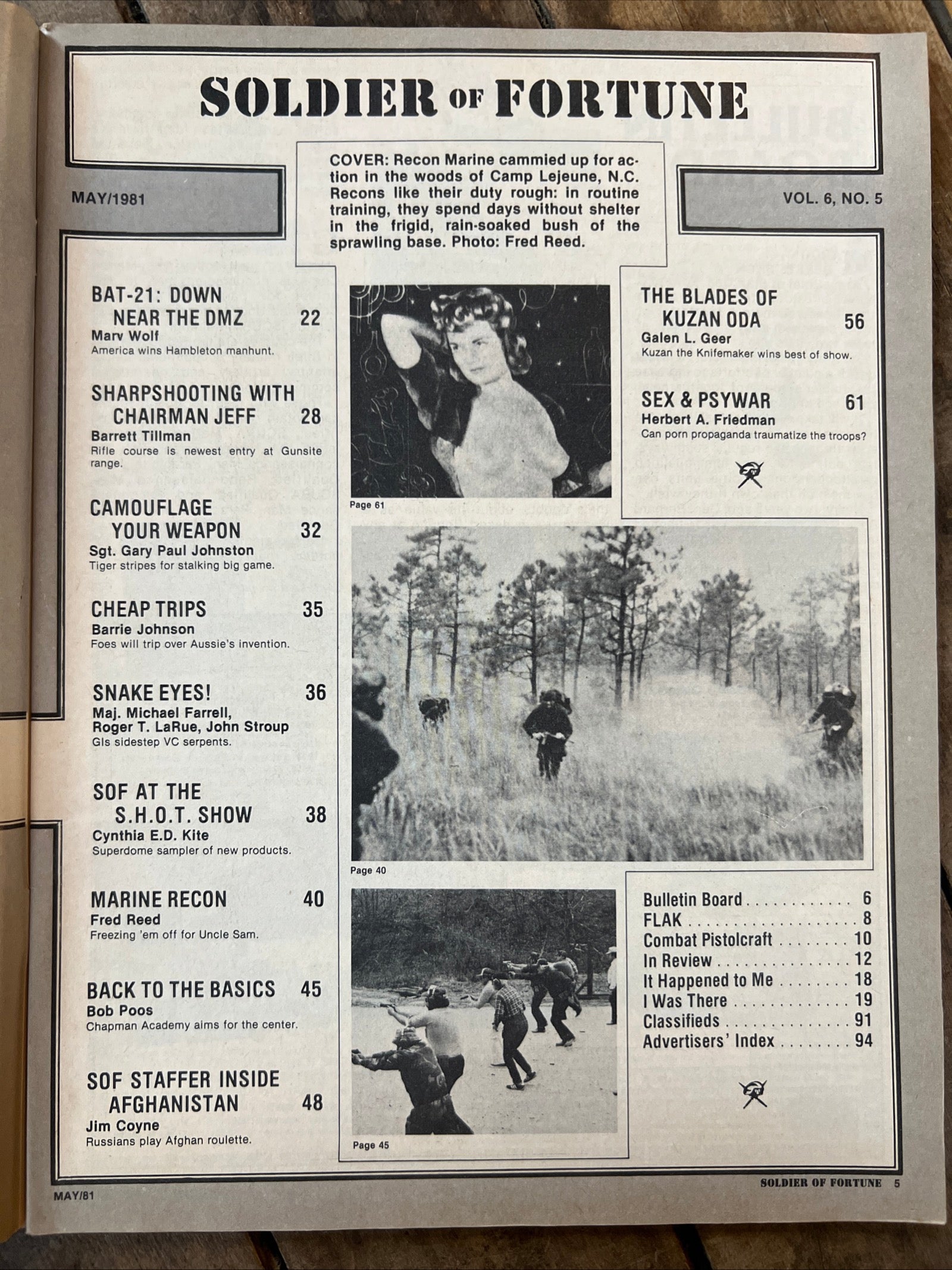 Soldier of Fortune Magazine - The Journal Of Professional Adventurers - May 1981 Issue