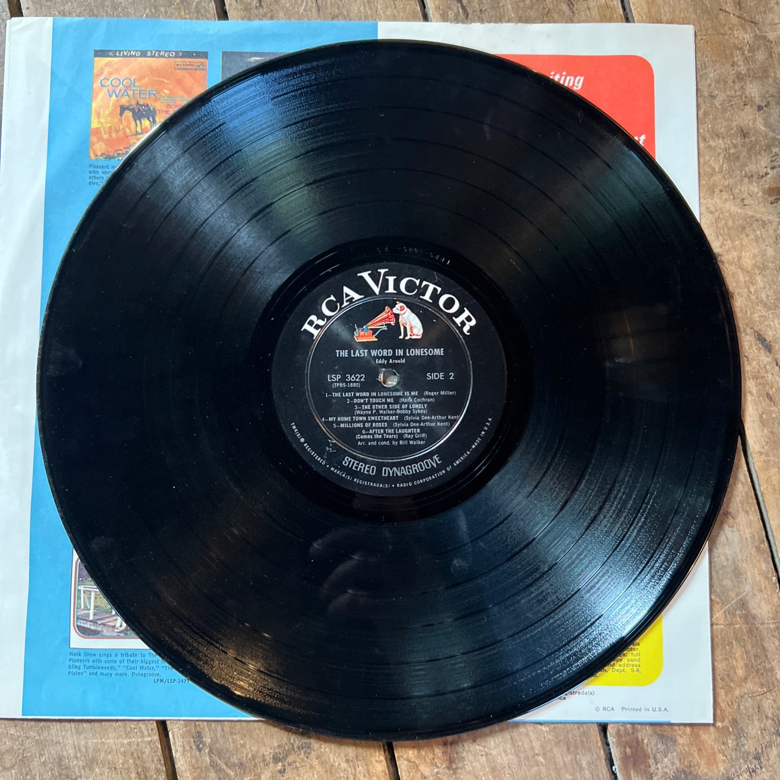 Eddy Arnold The Last Word In Lonesome - 1966 RCA Victor Records Vinyl LP Record