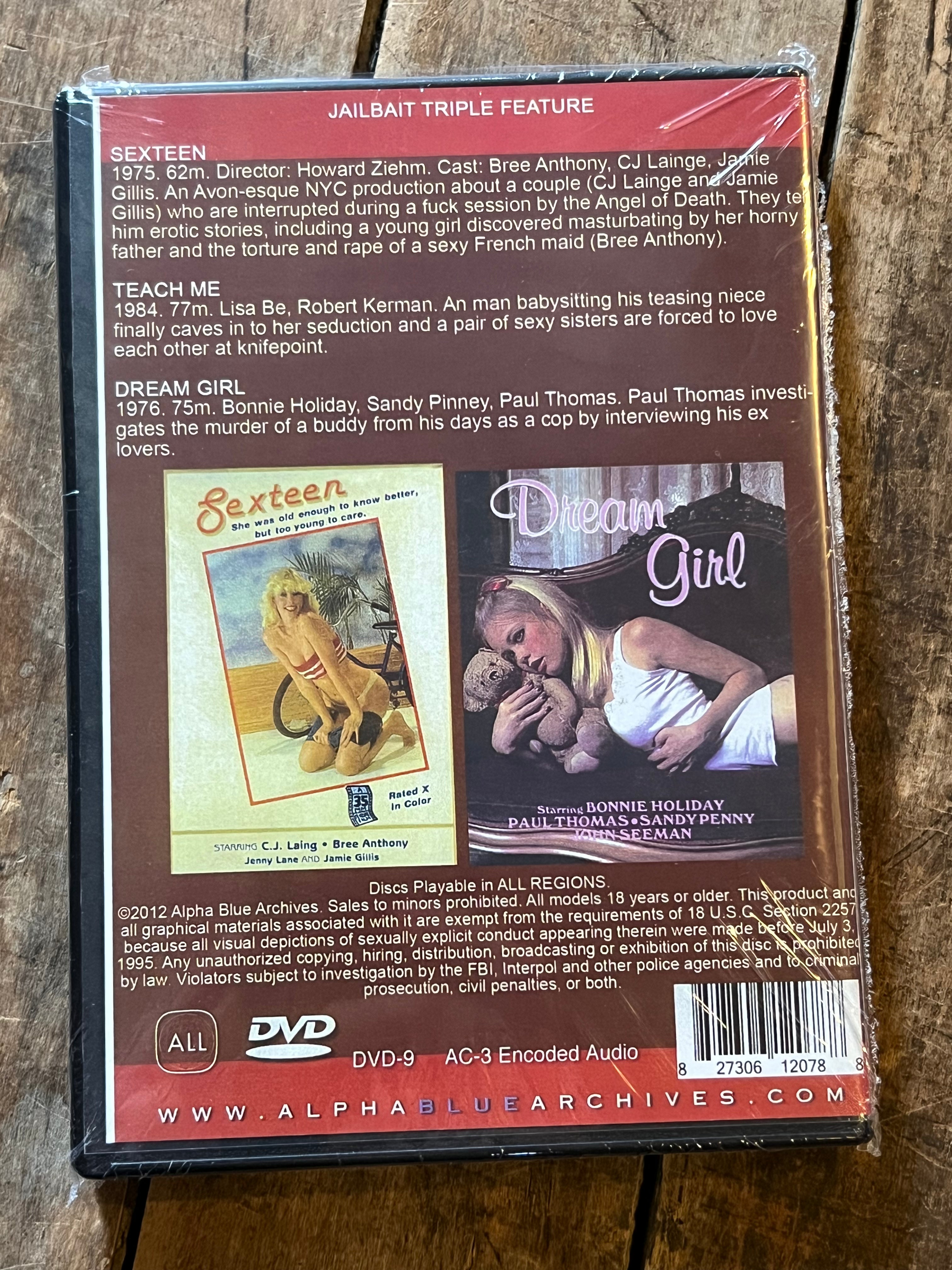 Jailbait Triple Feature - DVD - Alpha Blue Archives